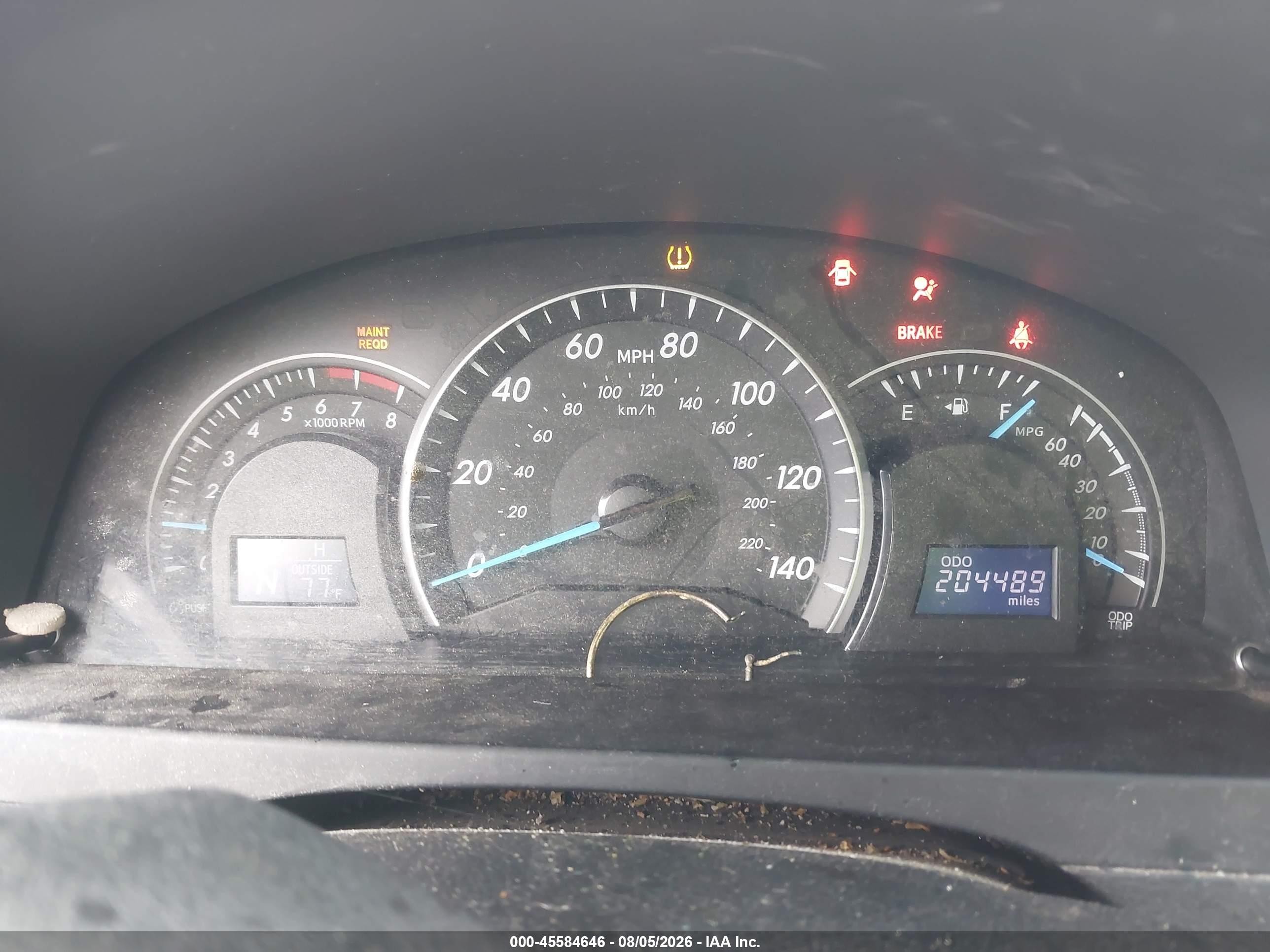 2012 Toyota Camry Le Синий vin: 4T1BF1FK4CU631610