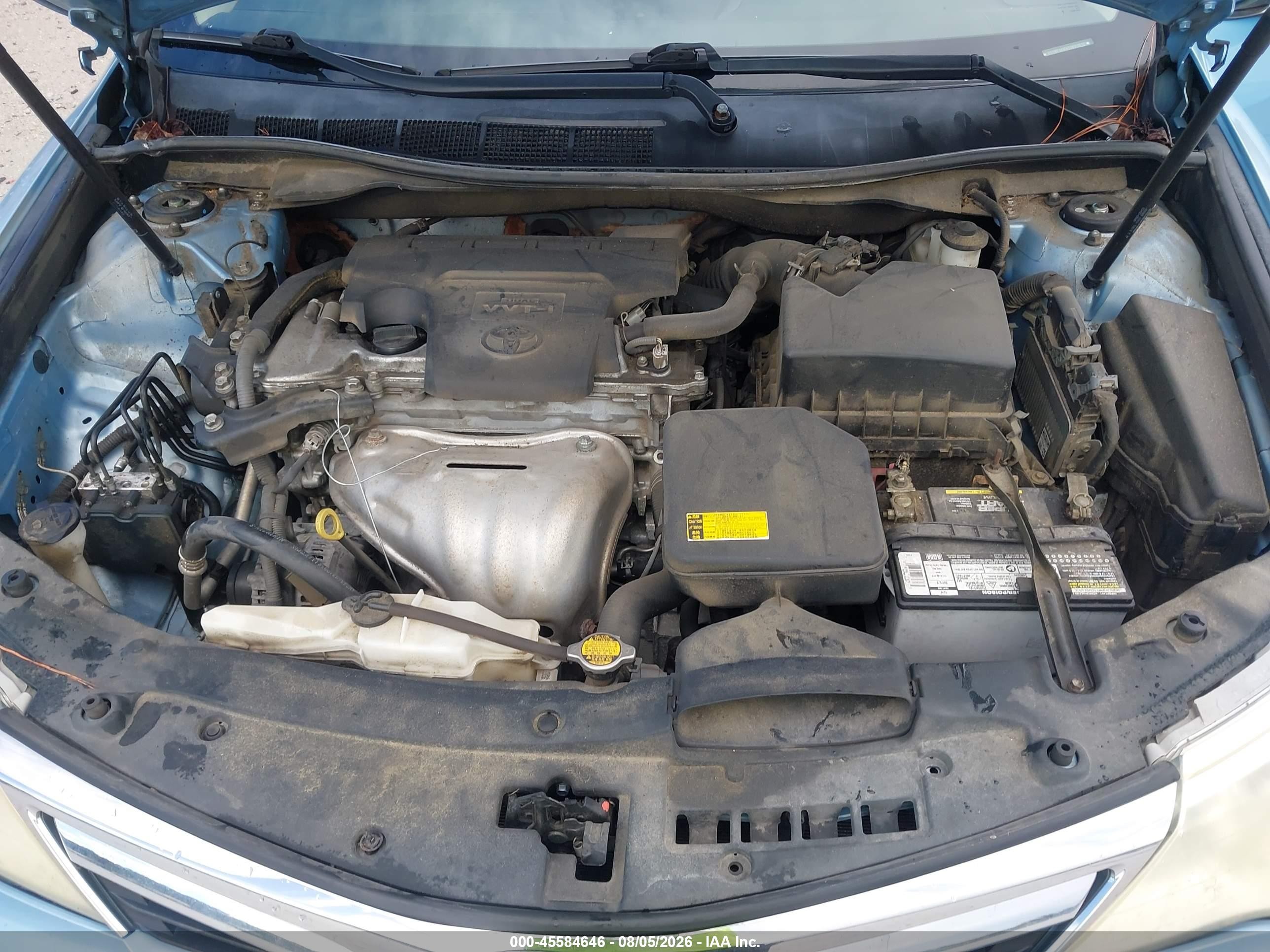 2012 Toyota Camry Le Синий vin: 4T1BF1FK4CU631610