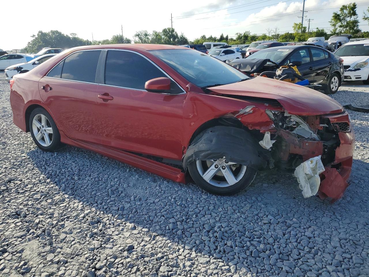 2012 Toyota Camry Se Red vin: 4T1BF1FK4CU631817