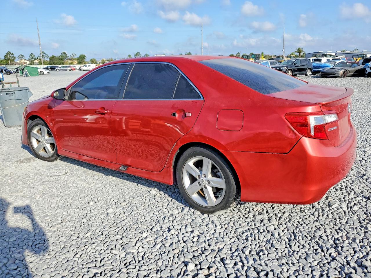 2012 Toyota Camry Se Red vin: 4T1BF1FK4CU631817