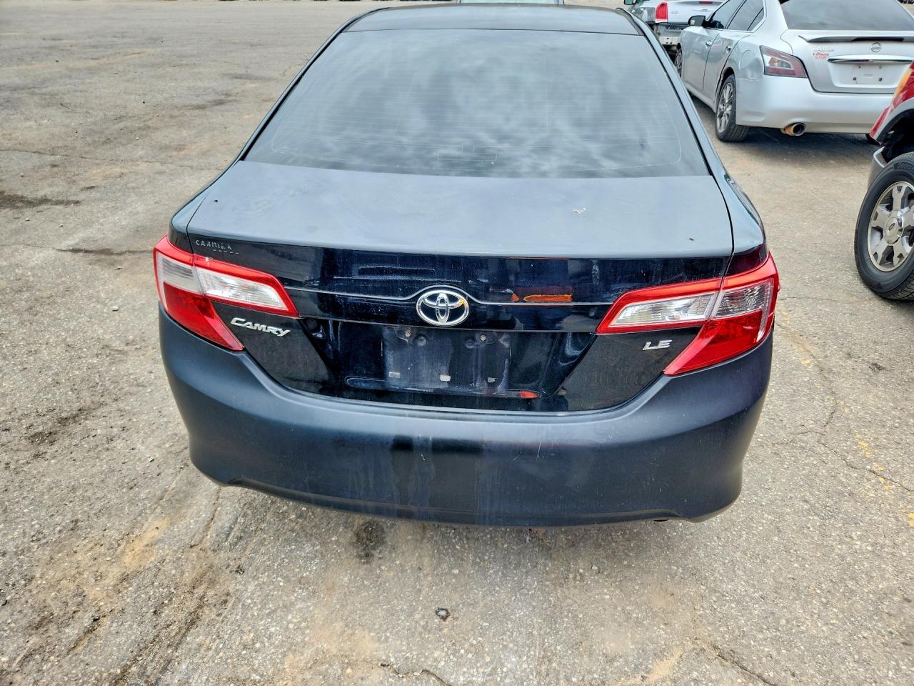 2013 Toyota Camry Le Black vin: 4T1BF1FK4DU206857
