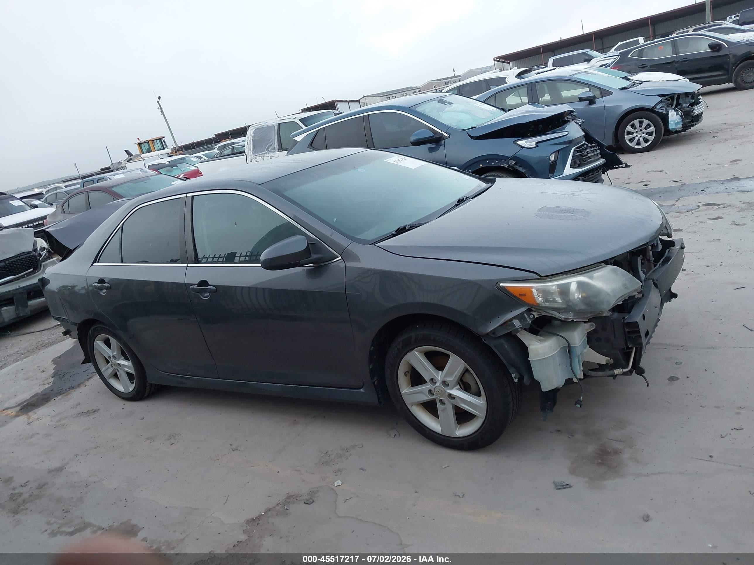 2013 Toyota Camry Se Серый vin: 4T1BF1FK4DU216174