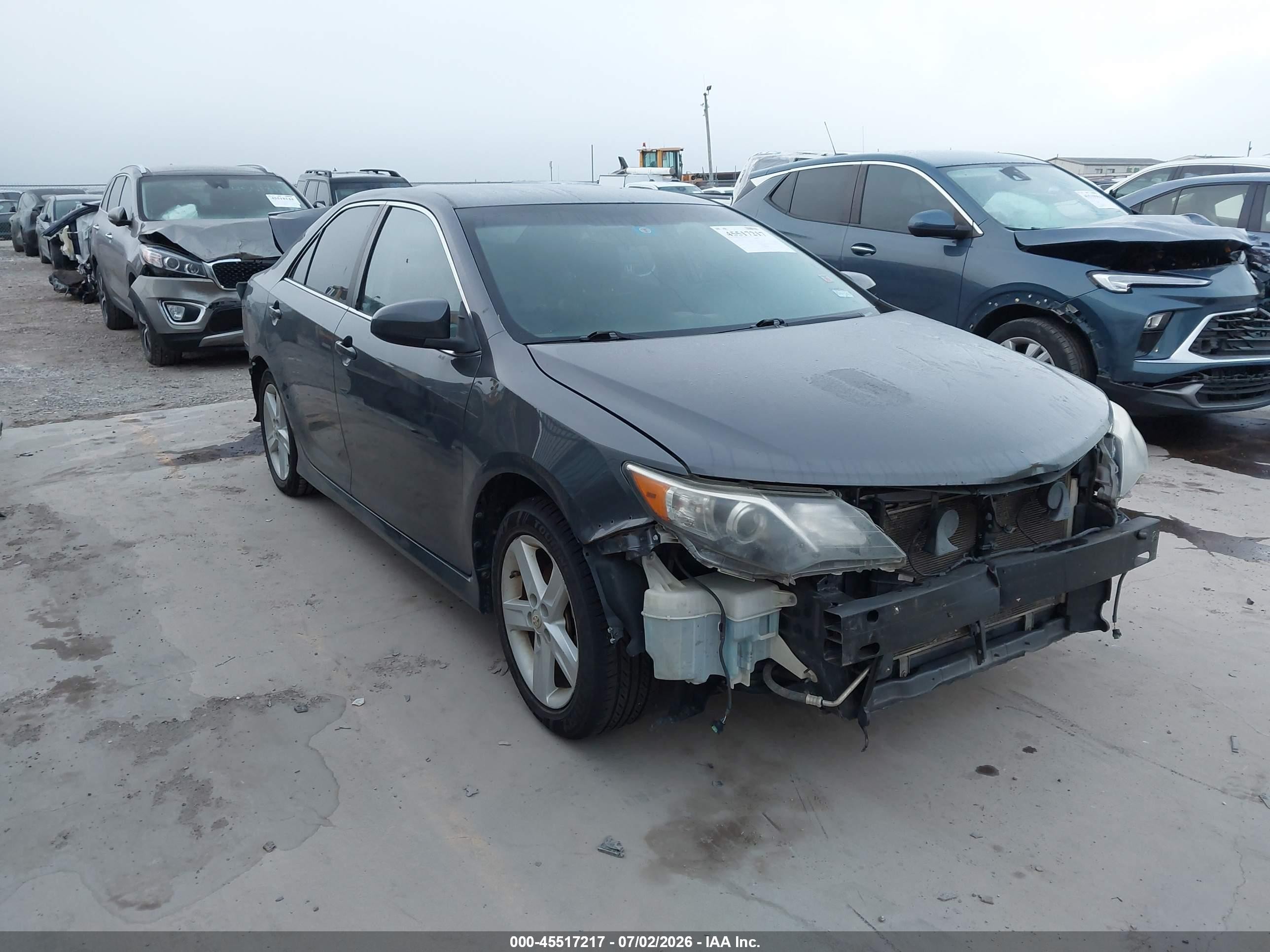 2013 Toyota Camry Se Серый vin: 4T1BF1FK4DU216174