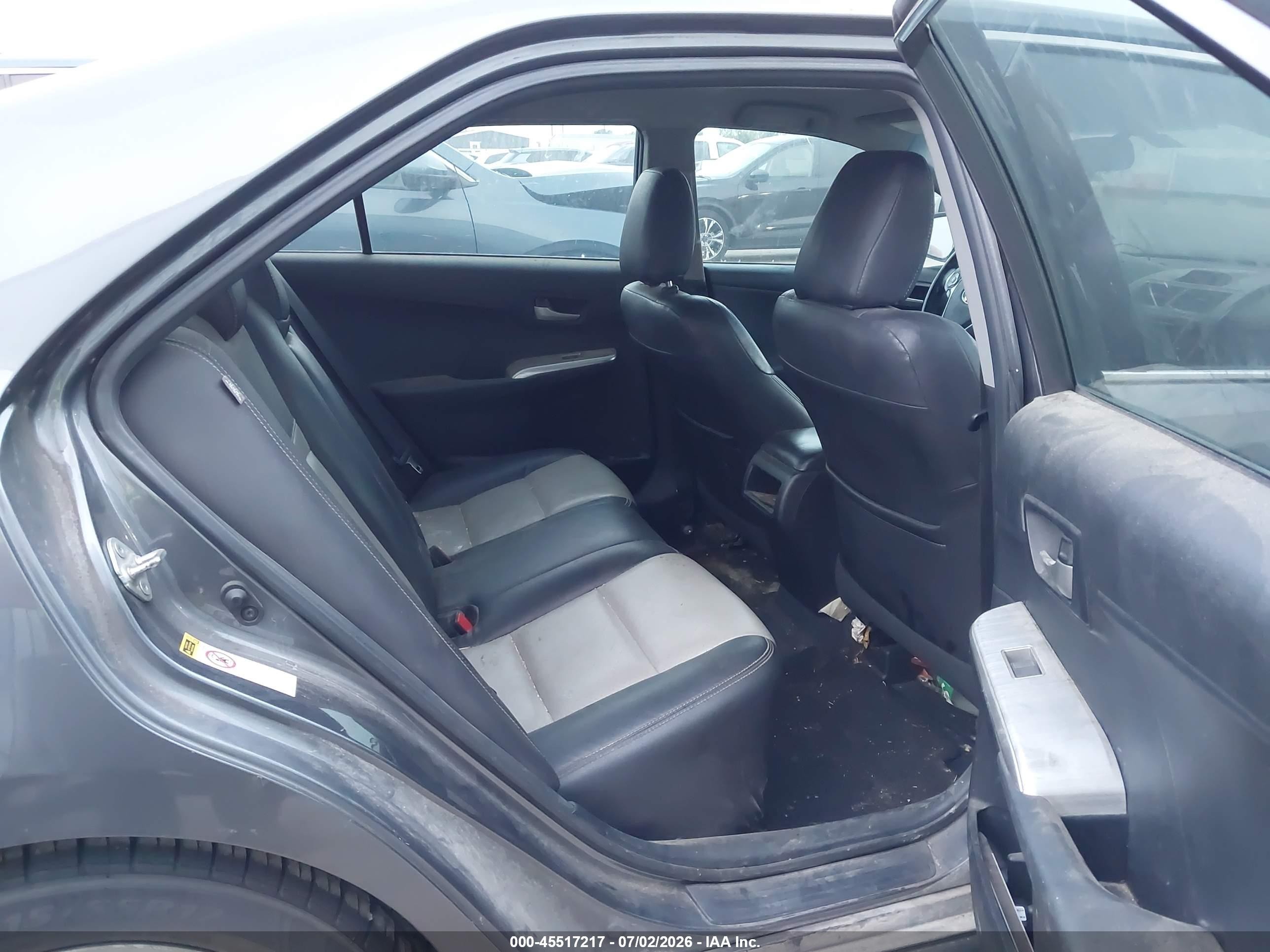 2013 Toyota Camry Se Серый vin: 4T1BF1FK4DU216174