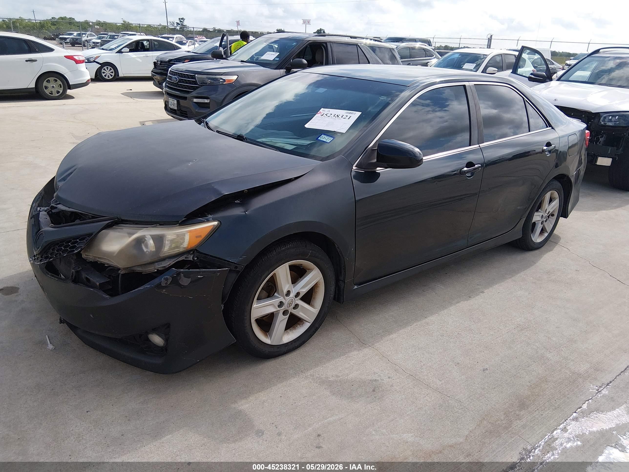 2013 Toyota Camry Se Black vin: 4T1BF1FK4DU216479