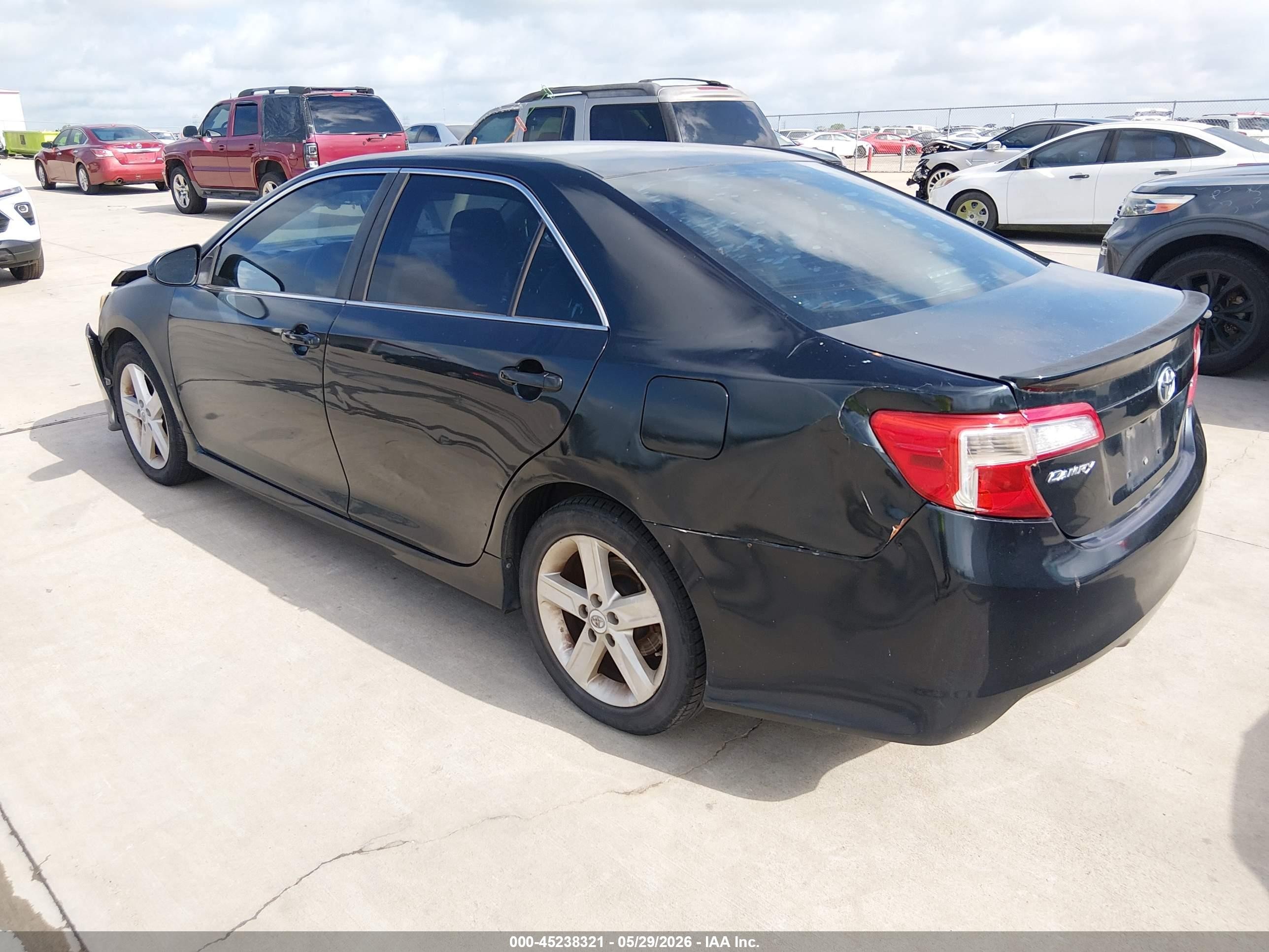 2013 Toyota Camry Se Black vin: 4T1BF1FK4DU216479
