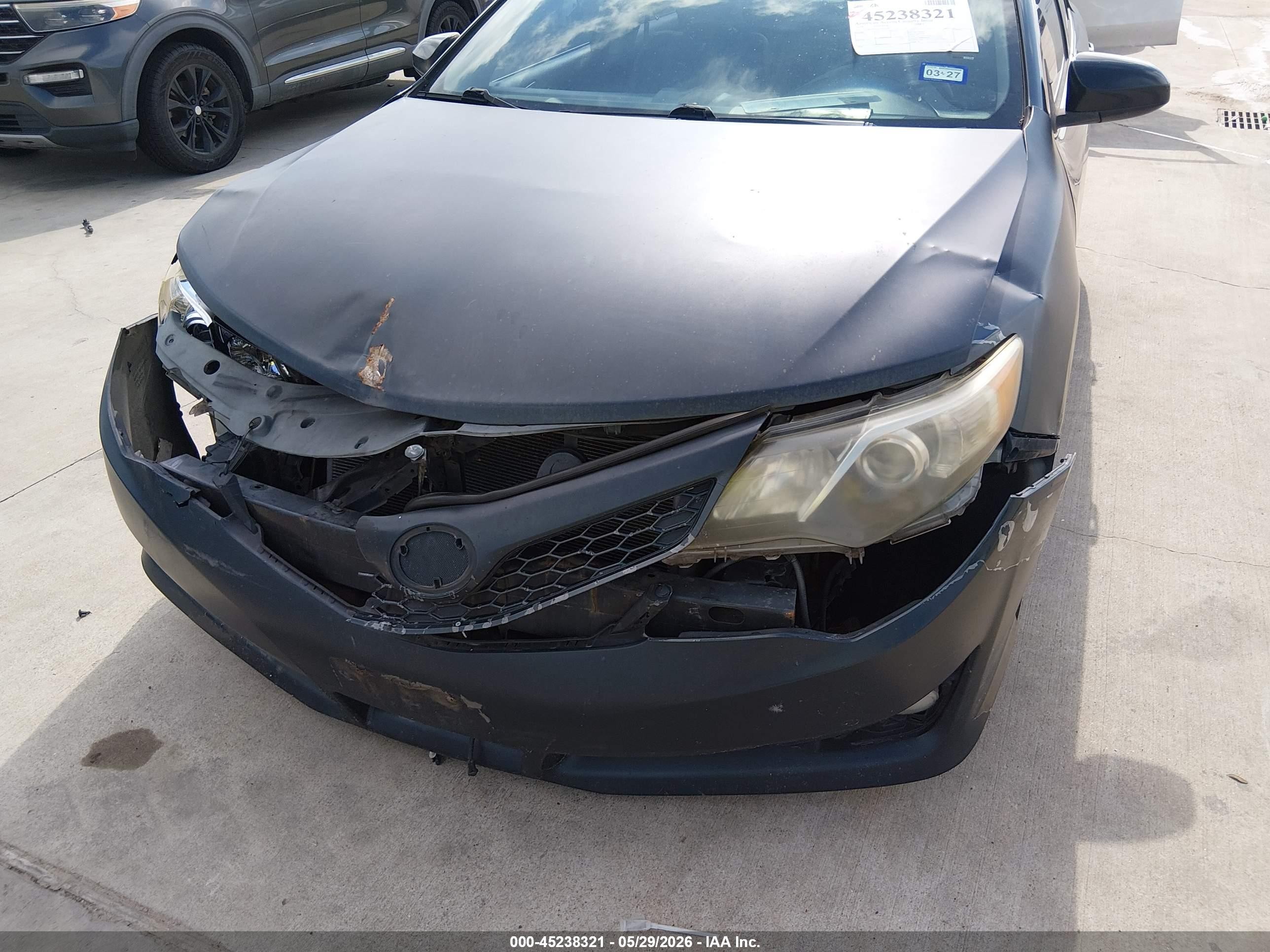 2013 Toyota Camry Se Black vin: 4T1BF1FK4DU216479