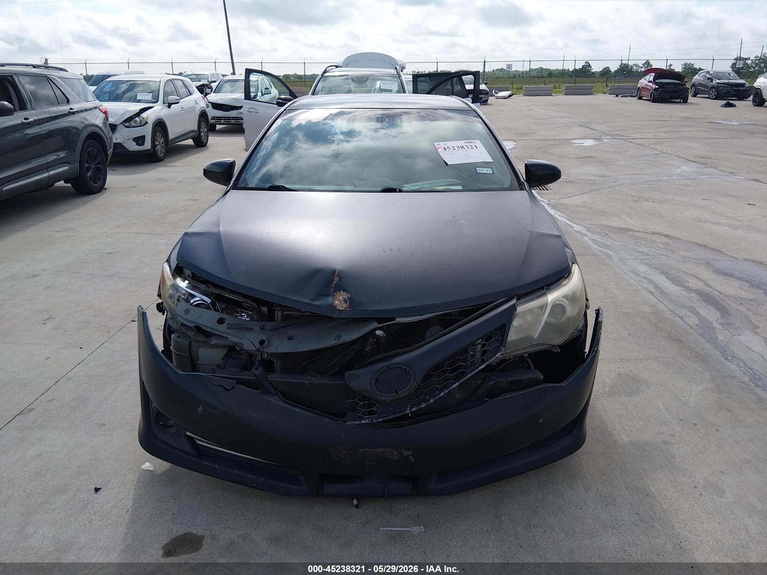 2013 Toyota Camry Se Black vin: 4T1BF1FK4DU216479
