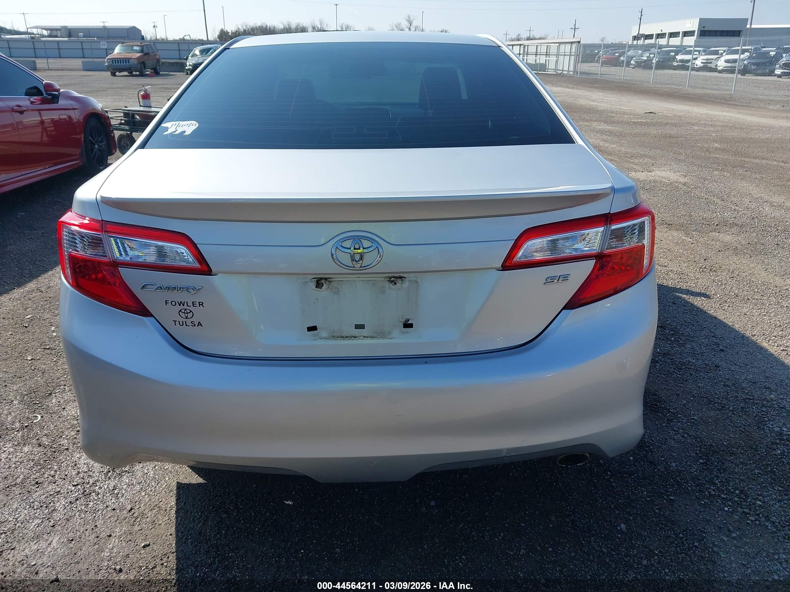 2013 Toyota Camry Se Silver vin: 4T1BF1FK4DU218409