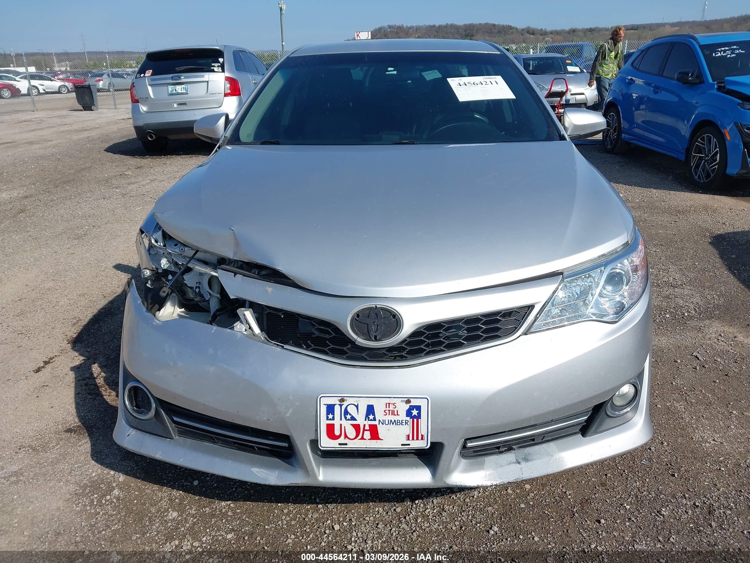 2013 Toyota Camry Se Silver vin: 4T1BF1FK4DU218409
