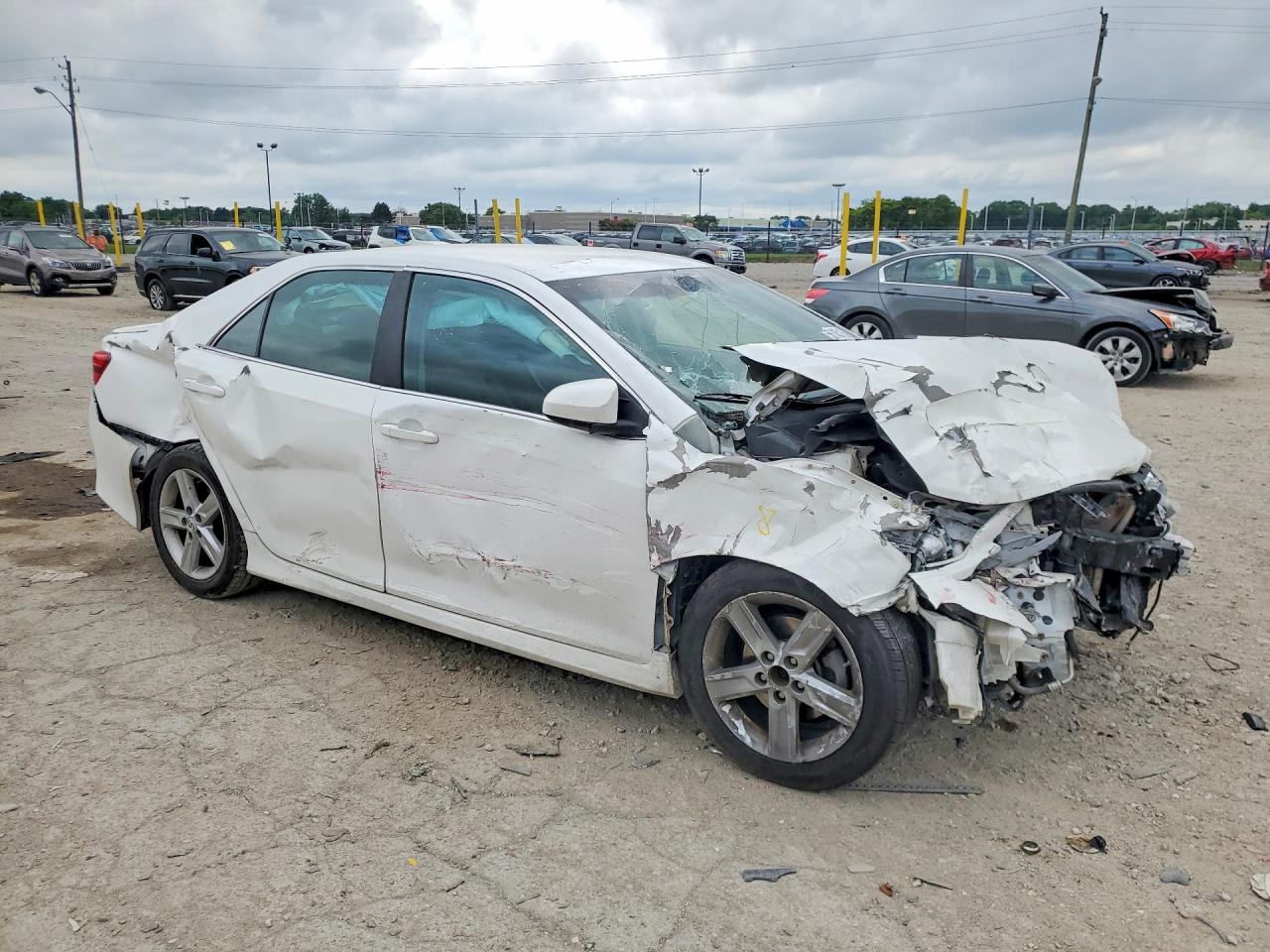 2013 Toyota Camry Se White vin: 4T1BF1FK4DU218541