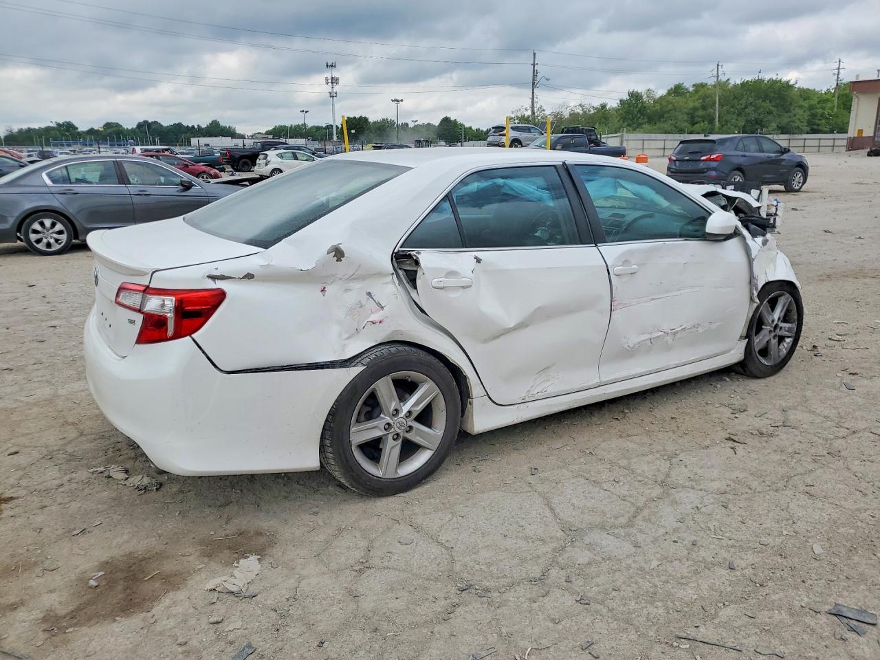 2013 Toyota Camry Se White vin: 4T1BF1FK4DU218541