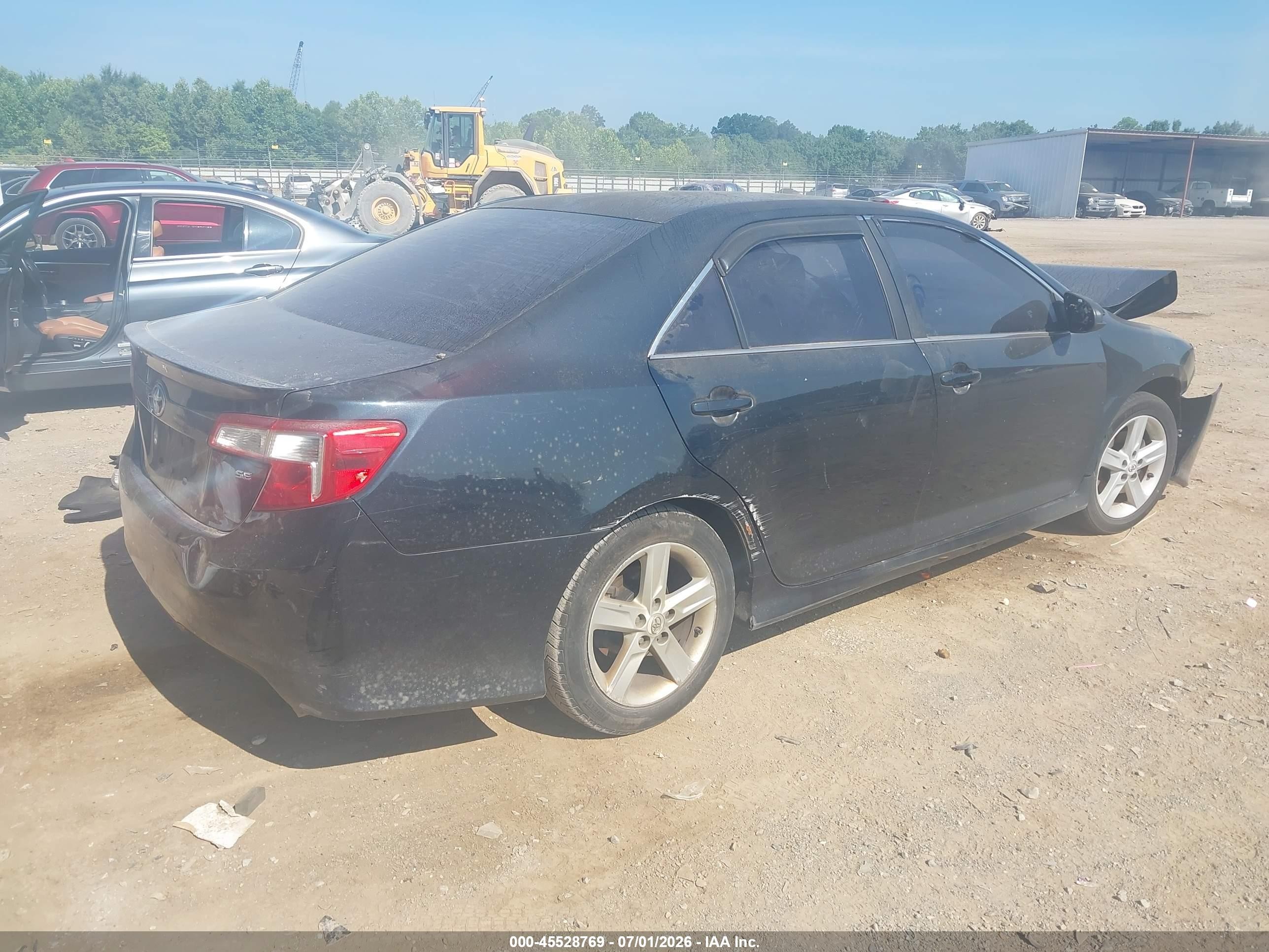 2013 Toyota Camry Se Black vin: 4T1BF1FK4DU226932