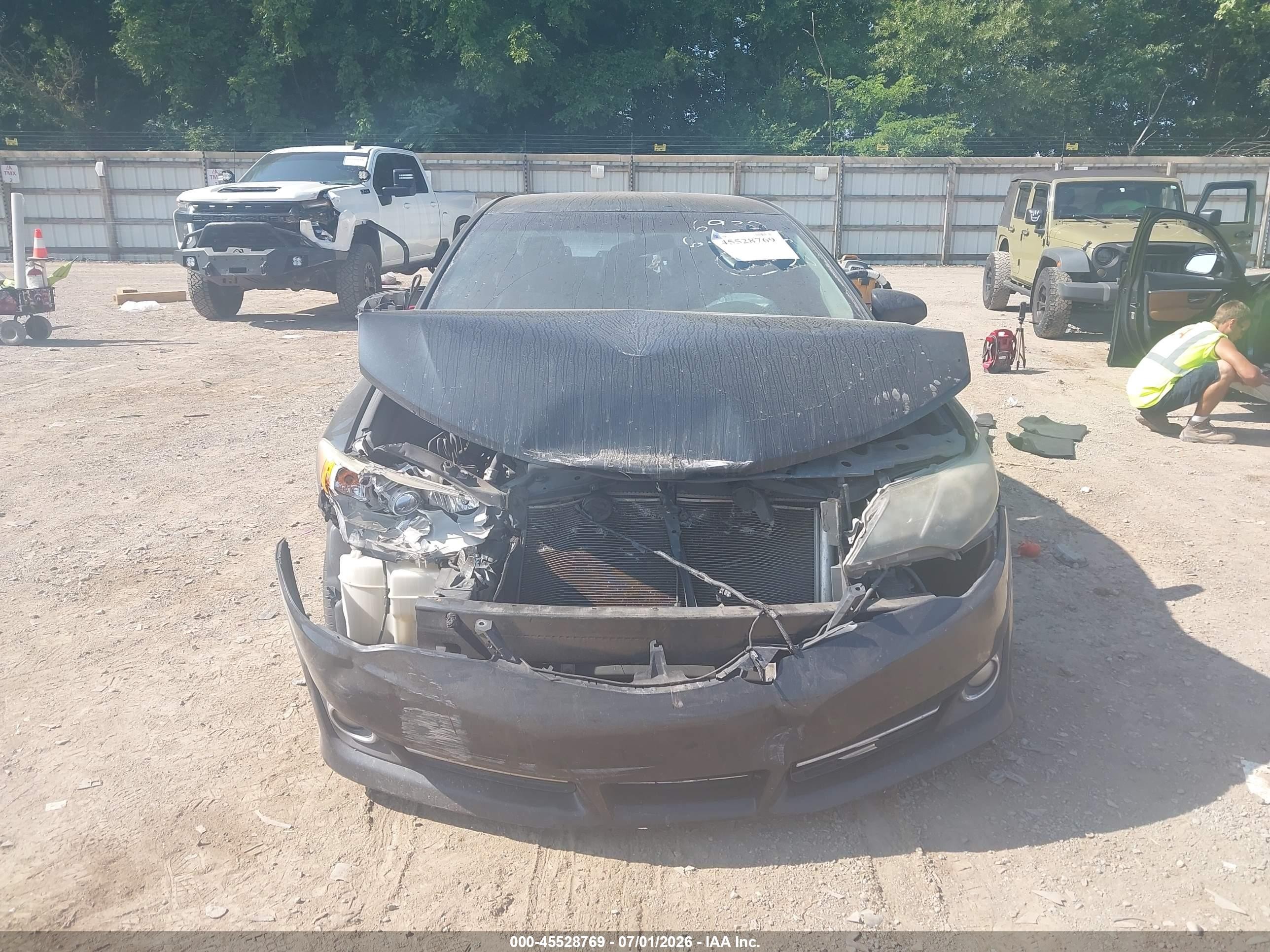 2013 Toyota Camry Se Black vin: 4T1BF1FK4DU226932