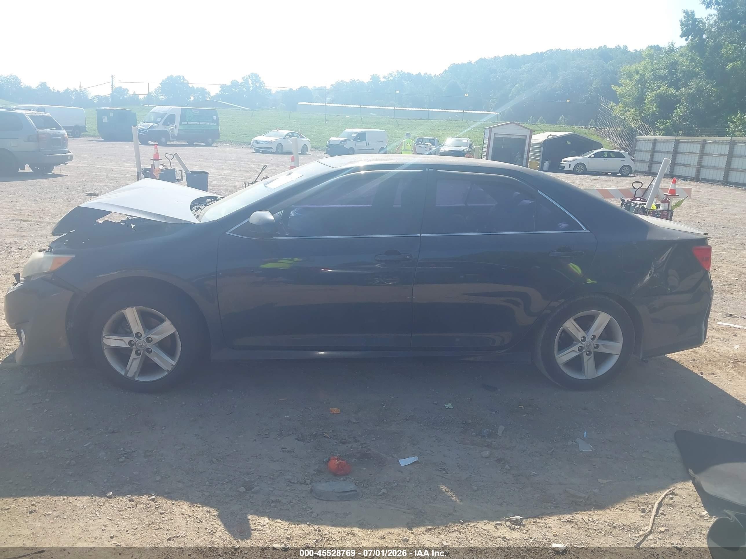 2013 Toyota Camry Se Black vin: 4T1BF1FK4DU226932