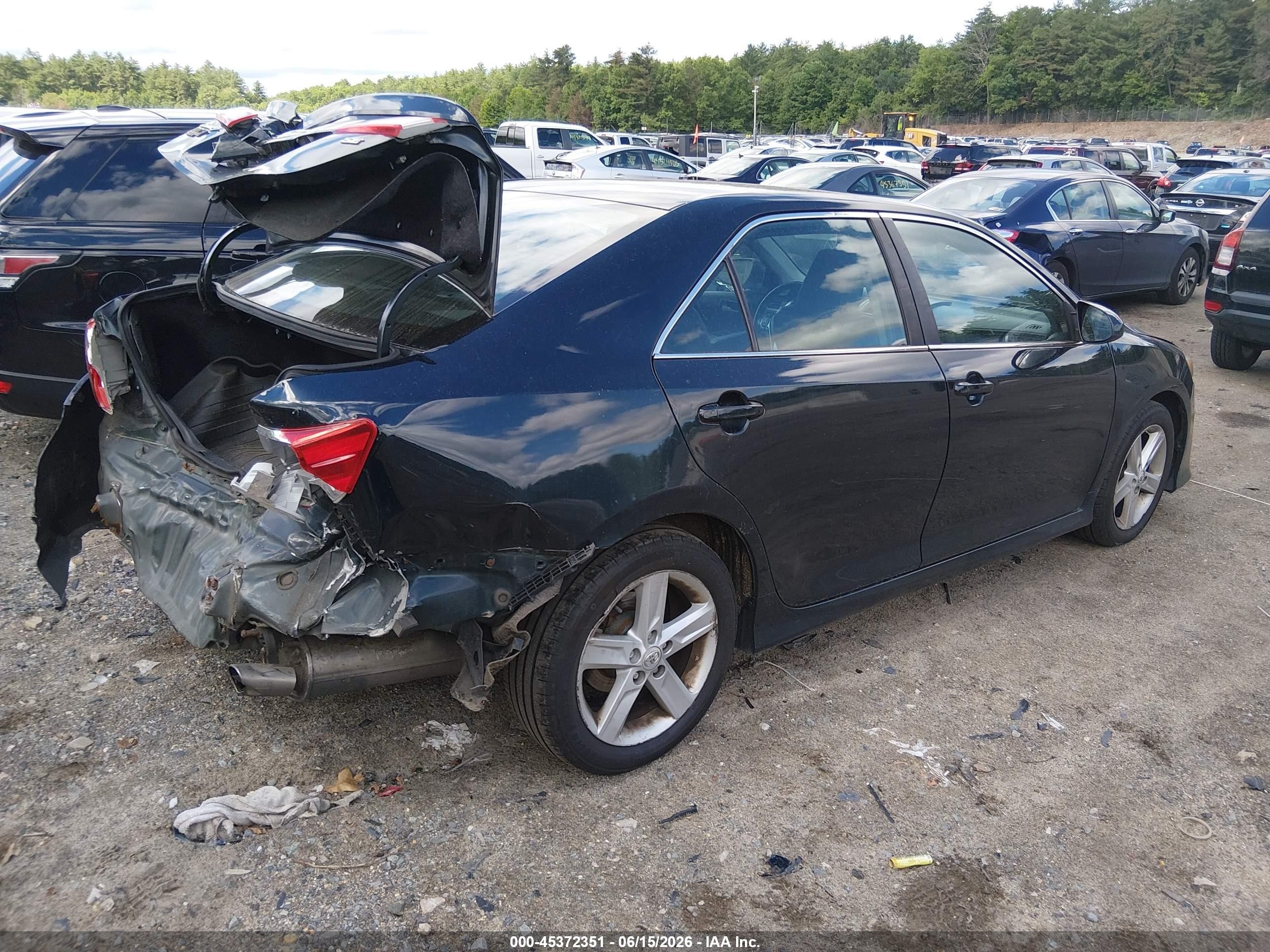 2013 Toyota Camry Se Blue vin: 4T1BF1FK4DU227014