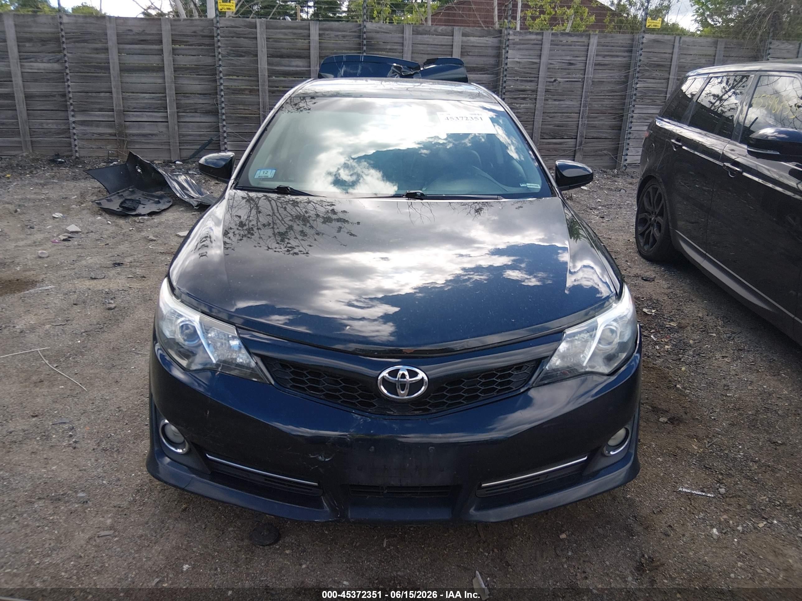 2013 Toyota Camry Se Blue vin: 4T1BF1FK4DU227014