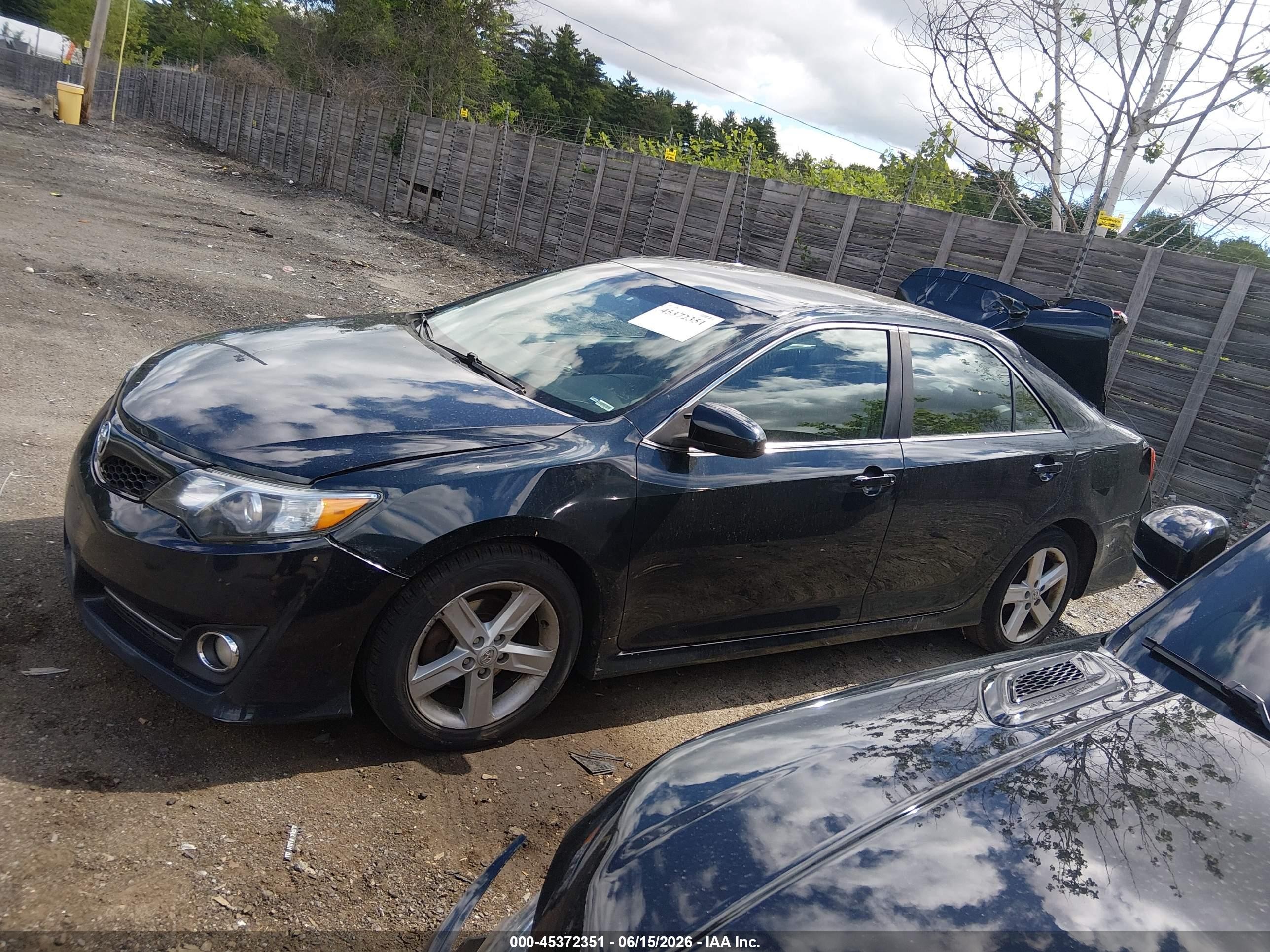 2013 Toyota Camry Se Blue vin: 4T1BF1FK4DU227014