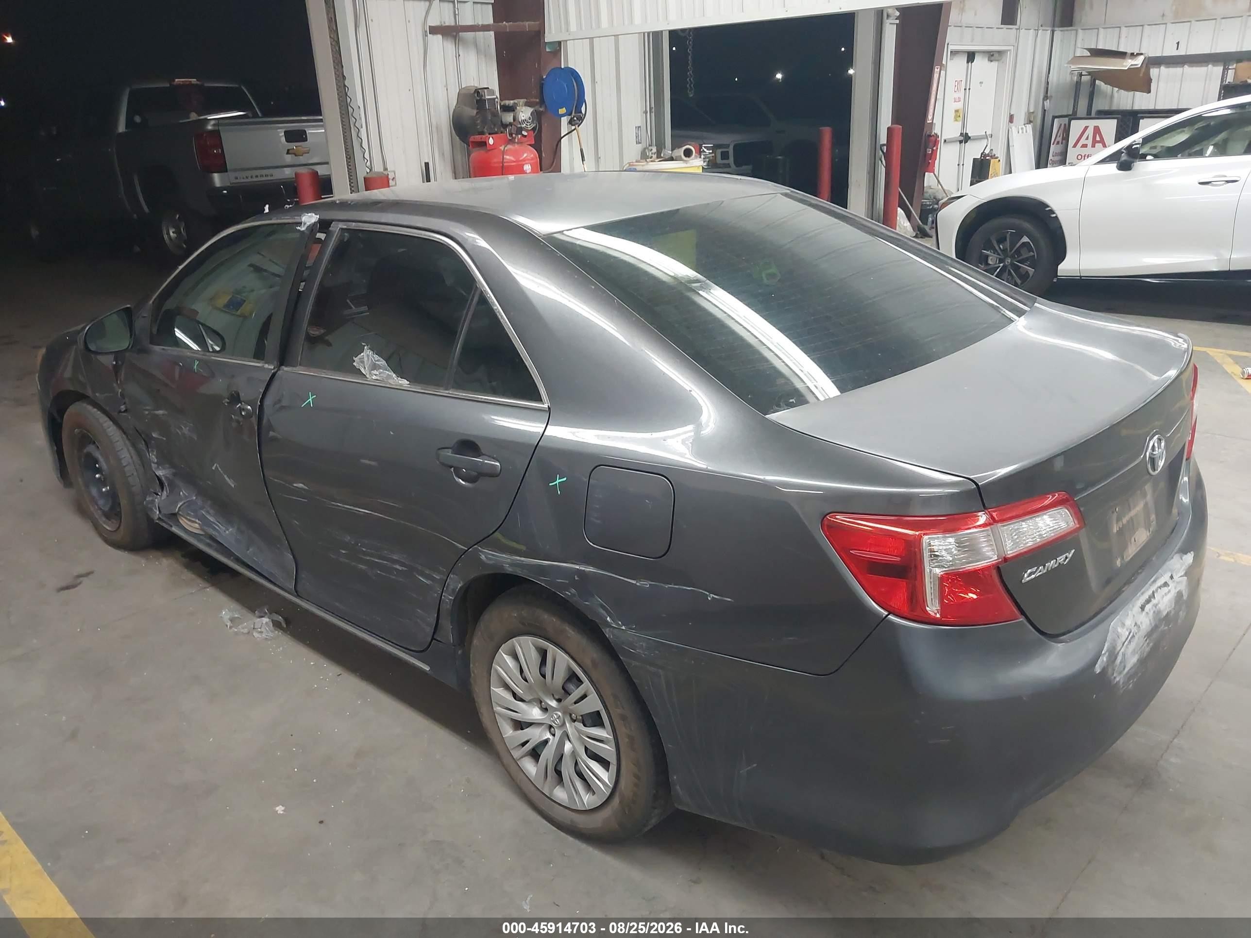 2013 Toyota Camry Le Серый vin: 4T1BF1FK4DU247375