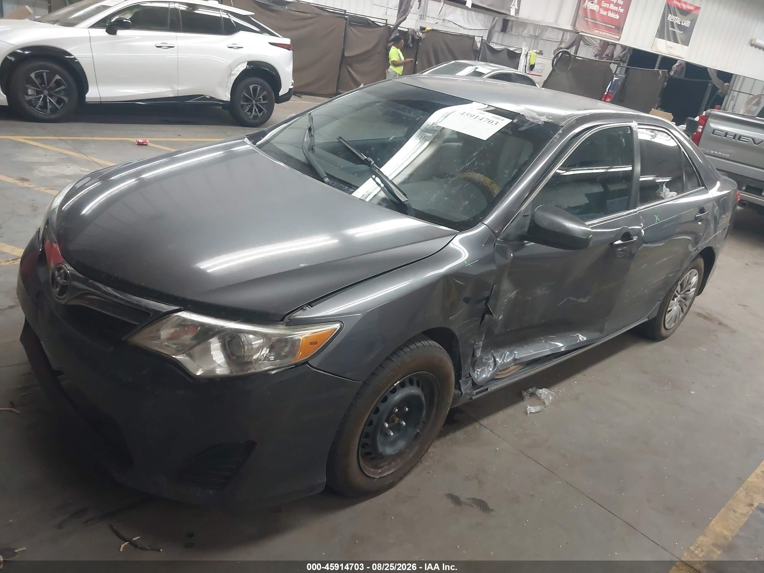 2013 Toyota Camry Le Серый vin: 4T1BF1FK4DU247375