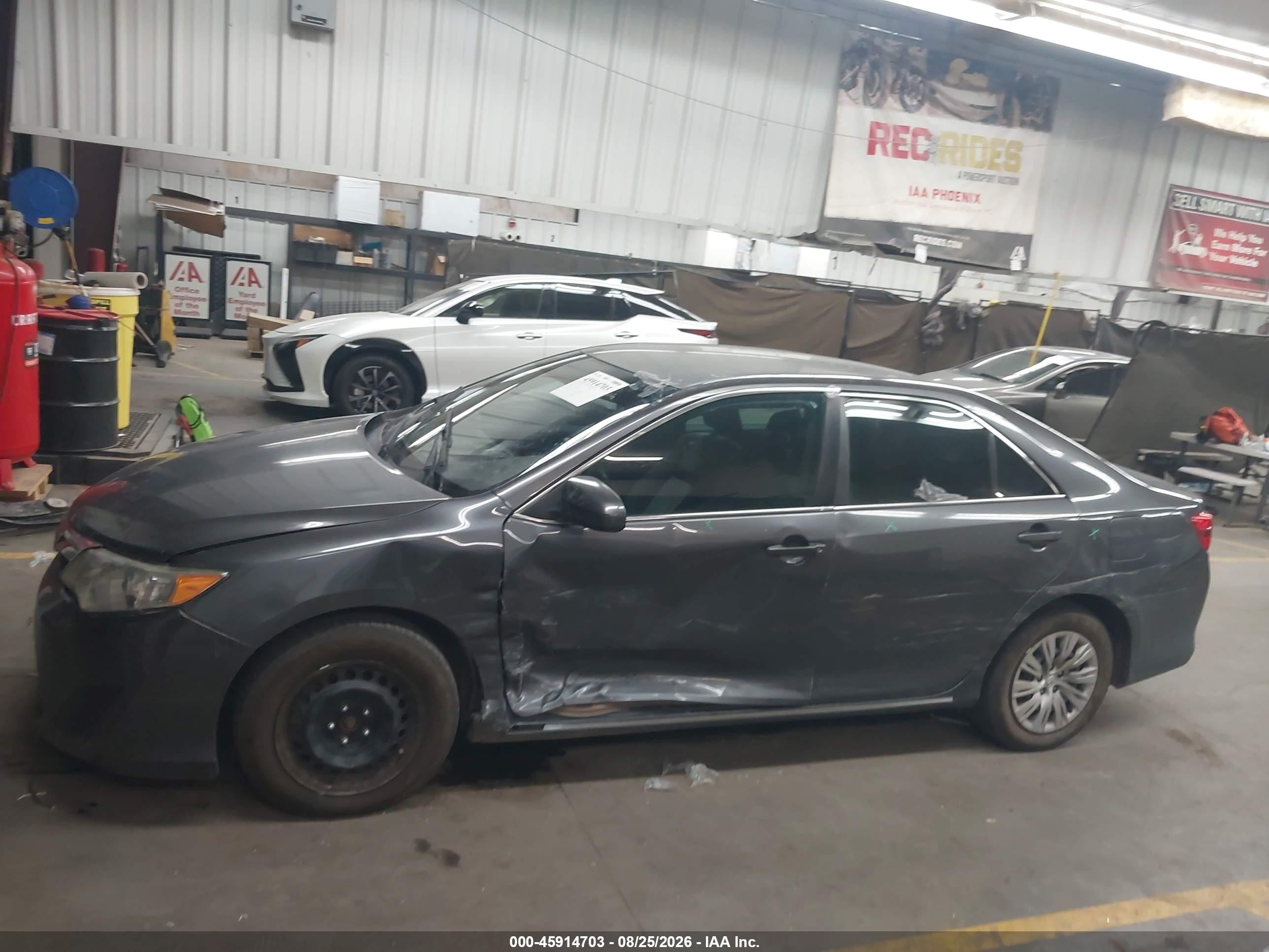 2013 Toyota Camry Le Серый vin: 4T1BF1FK4DU247375