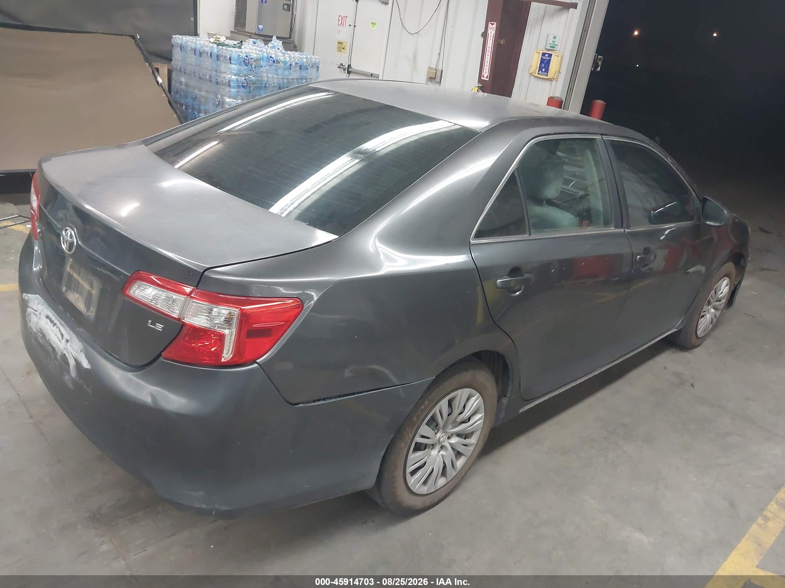 2013 Toyota Camry Le Серый vin: 4T1BF1FK4DU247375