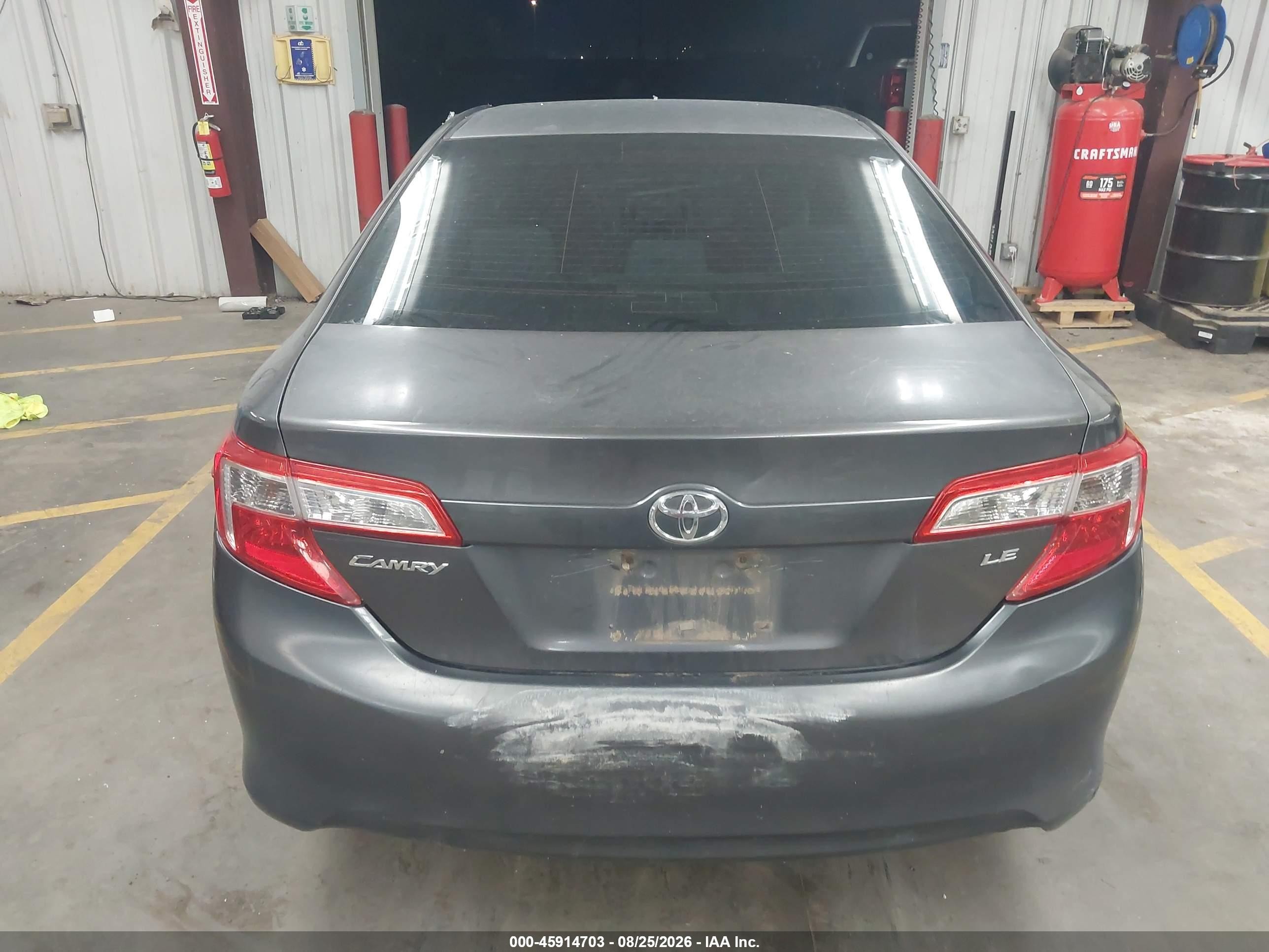 2013 Toyota Camry Le Серый vin: 4T1BF1FK4DU247375