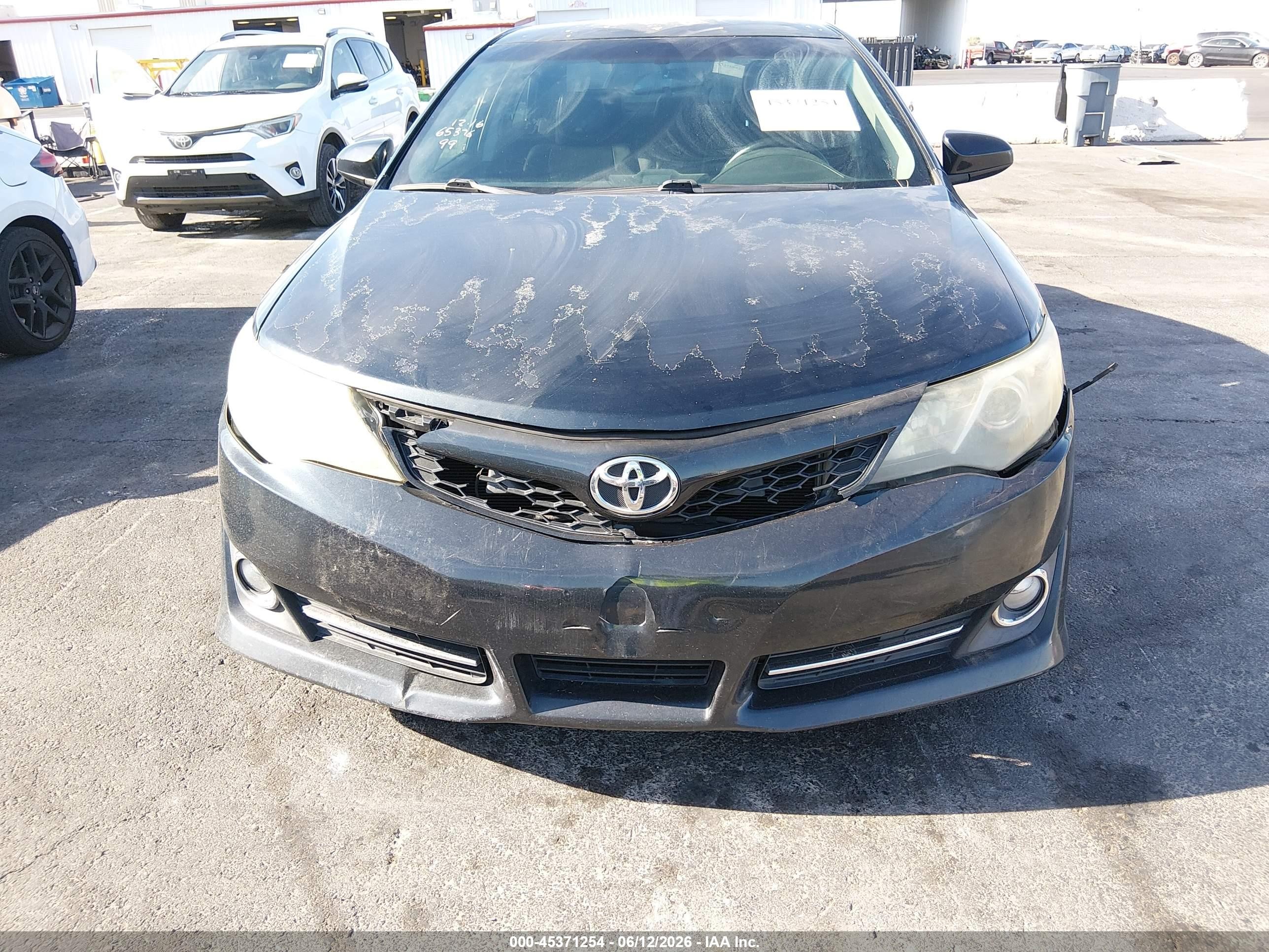 2013 Toyota Camry Se Черный vin: 4T1BF1FK4DU250082