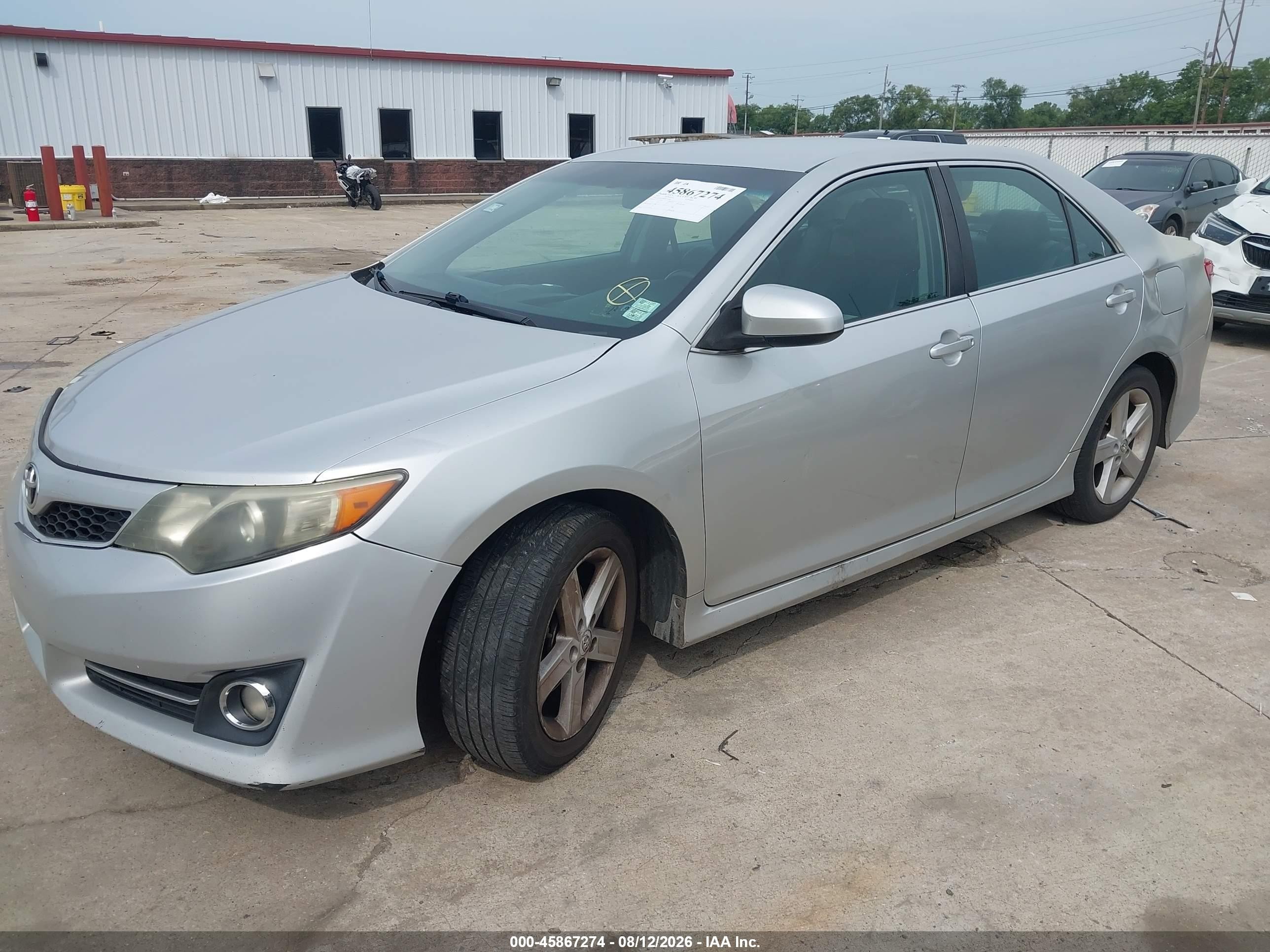 2013 Toyota Camry Se Серебряный vin: 4T1BF1FK4DU255587