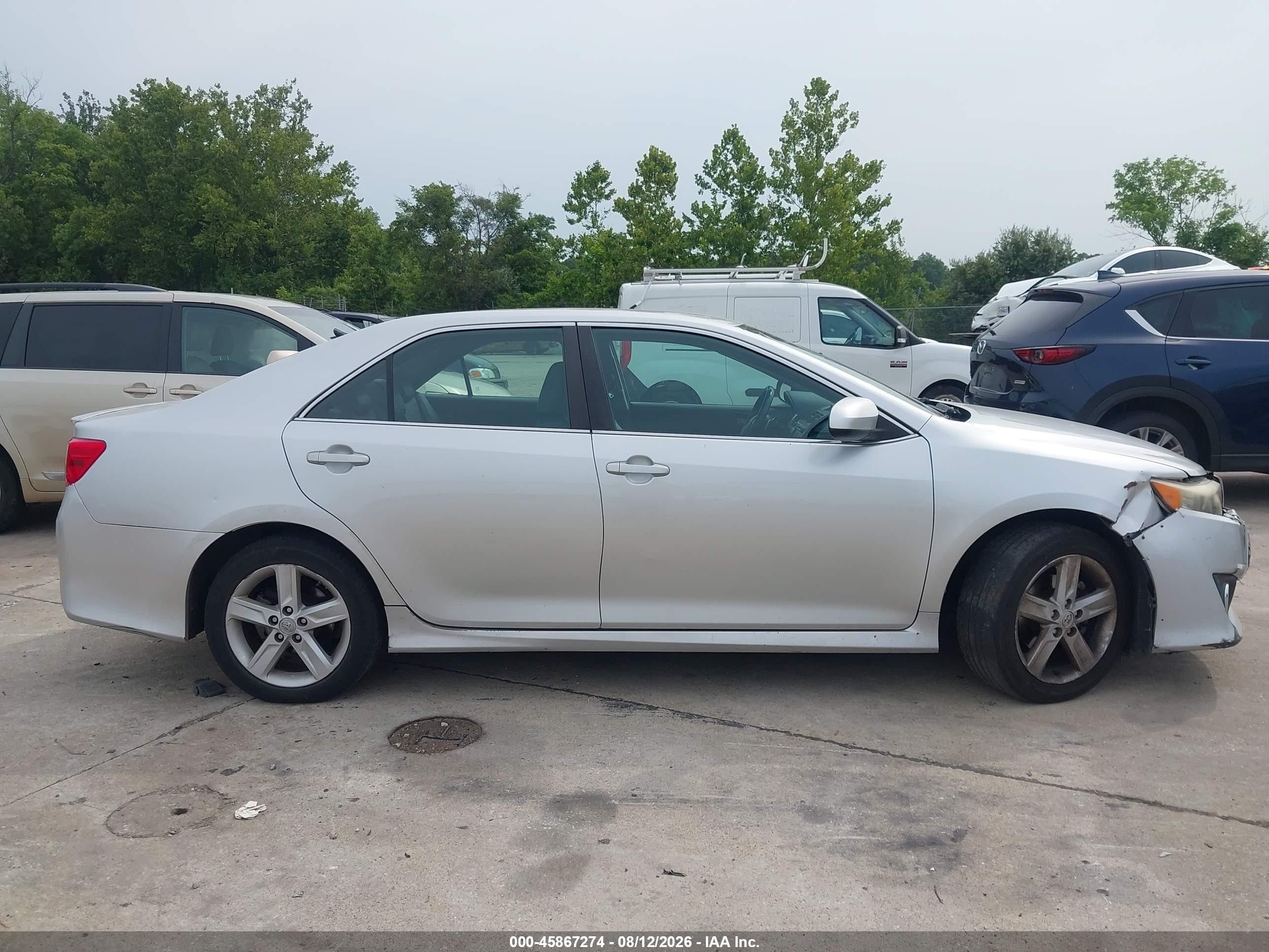2013 Toyota Camry Se Серебряный vin: 4T1BF1FK4DU255587