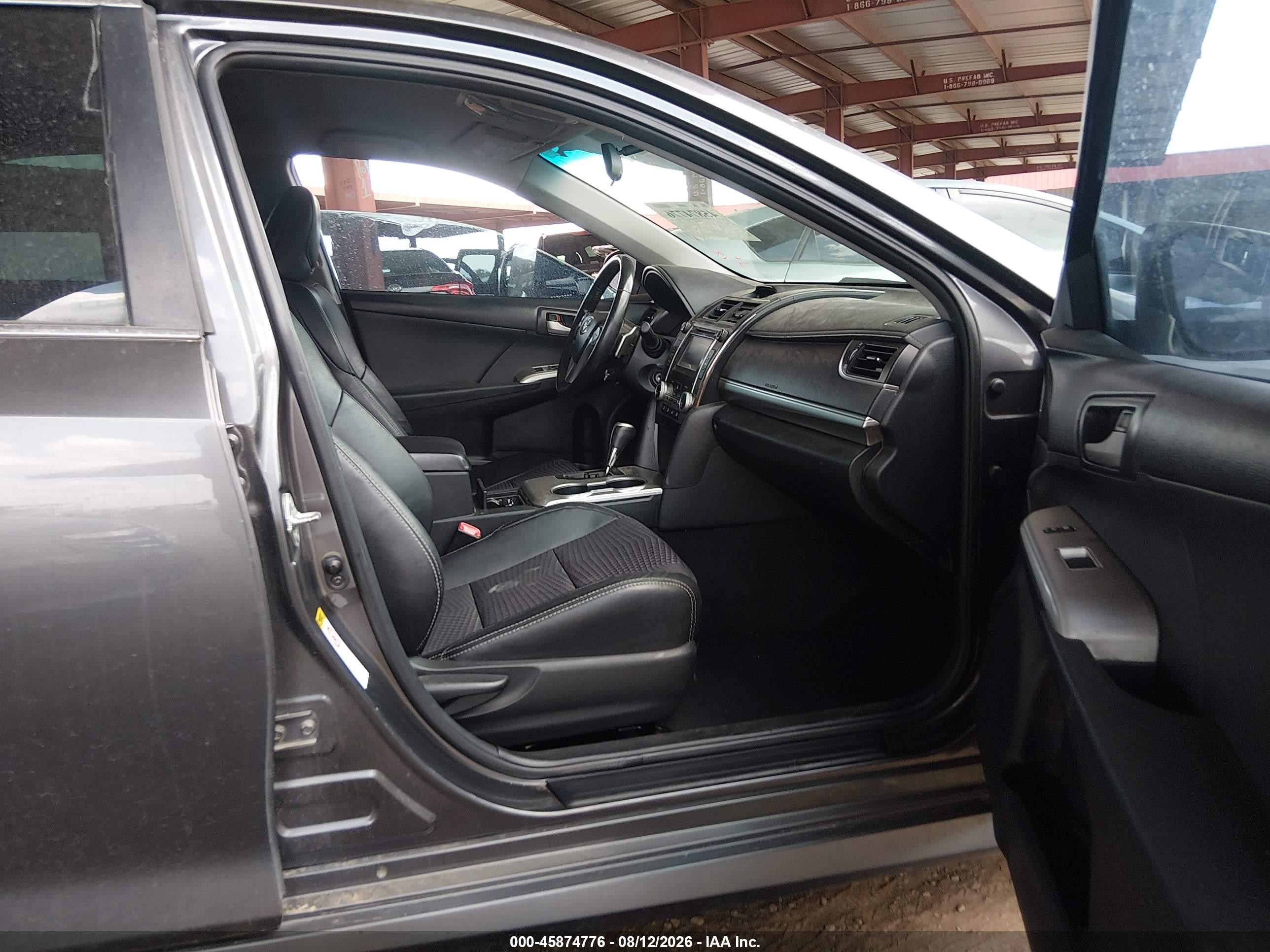 2013 Toyota Camry Se Gray vin: 4T1BF1FK4DU258358