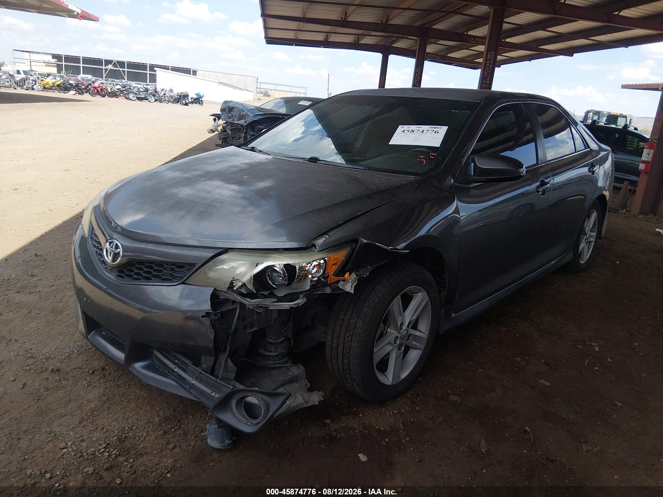 2013 Toyota Camry Se Gray vin: 4T1BF1FK4DU258358