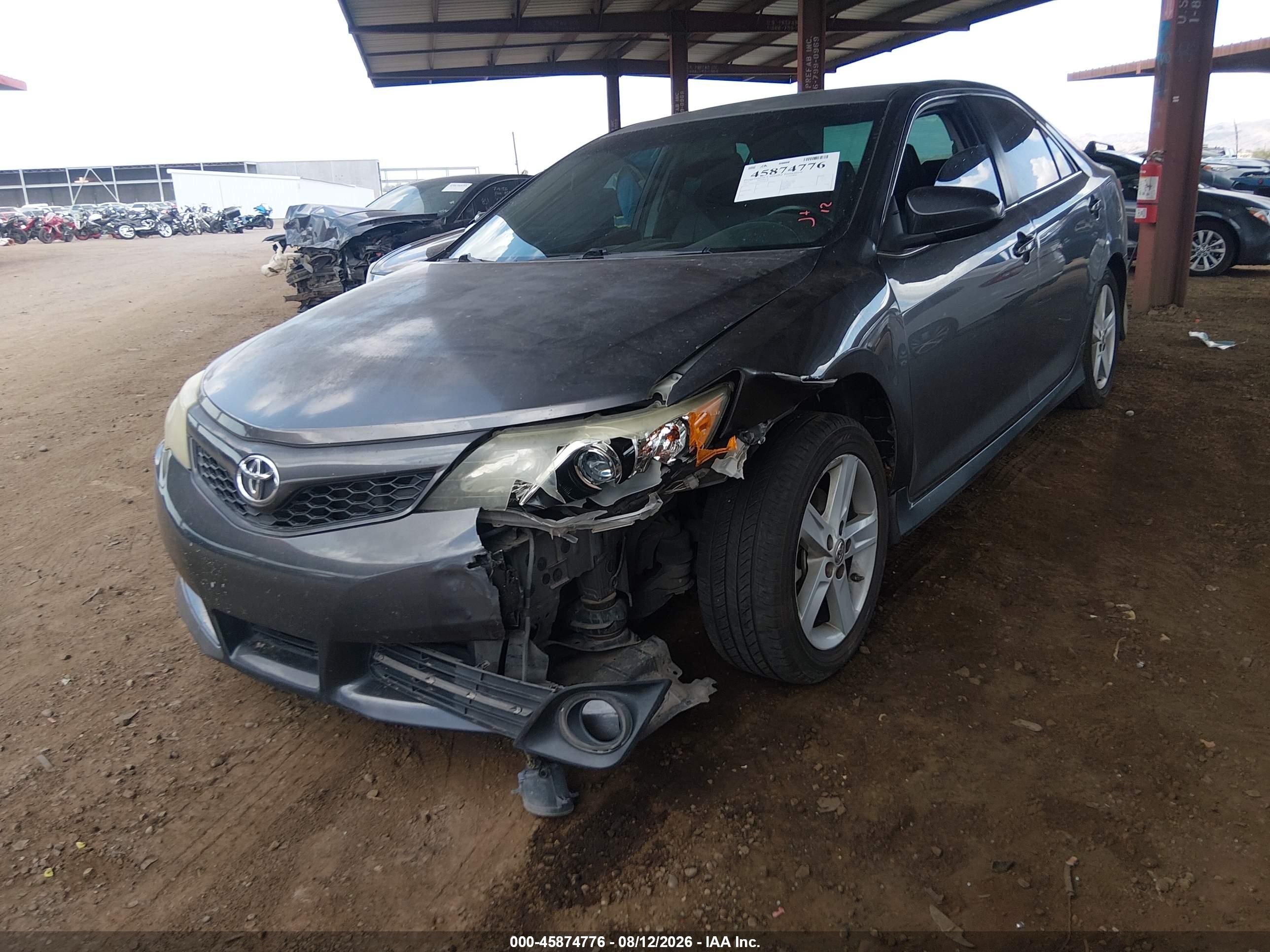 2013 Toyota Camry Se Gray vin: 4T1BF1FK4DU258358