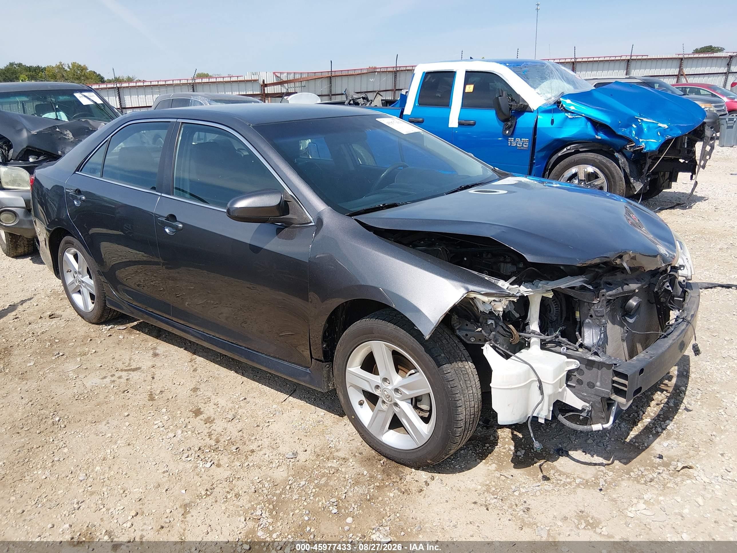 2013 Toyota Camry Se Gray vin: 4T1BF1FK4DU267786