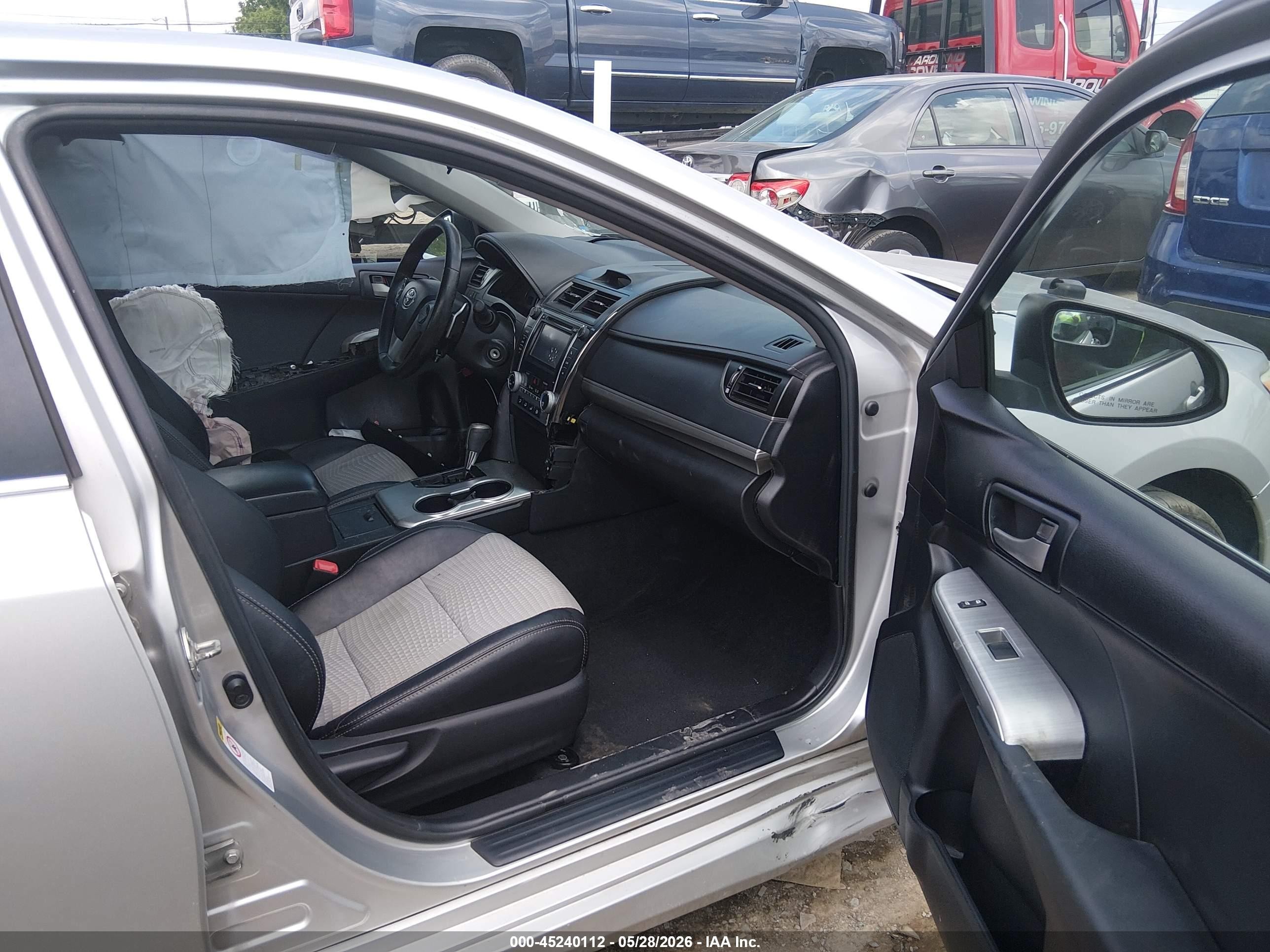 2013 Toyota Camry Se Серебряный vin: 4T1BF1FK4DU274561