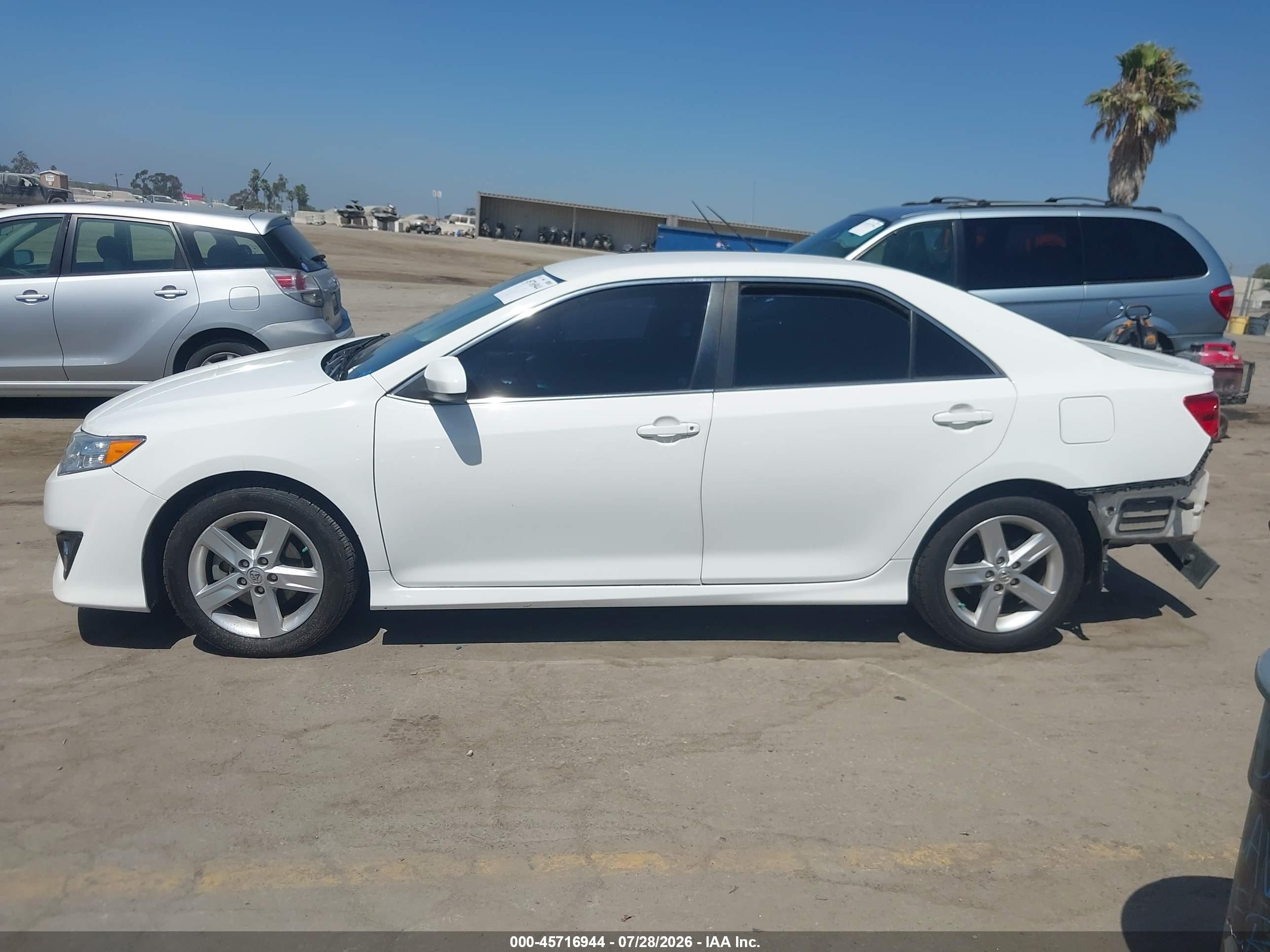 2013 Toyota Camry Se White vin: 4T1BF1FK4DU280828