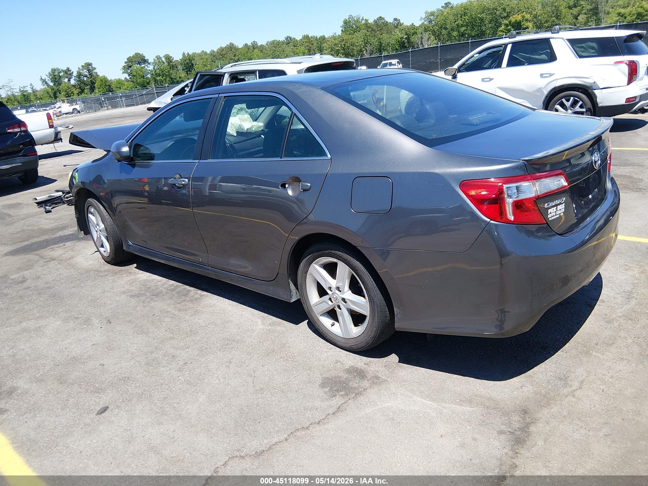2013 Toyota Camry Se Gray vin: 4T1BF1FK4DU284569