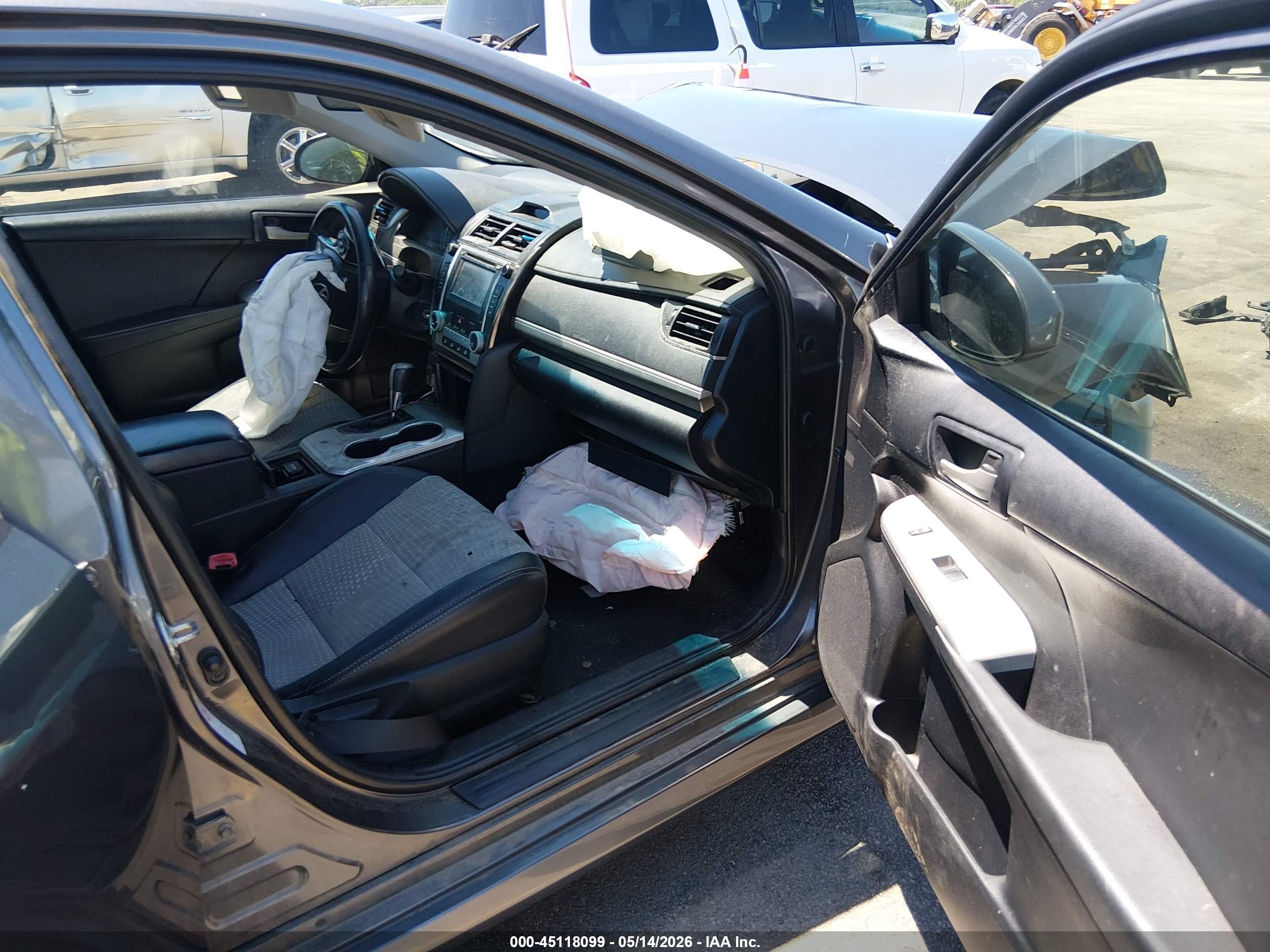 2013 Toyota Camry Se Gray vin: 4T1BF1FK4DU284569