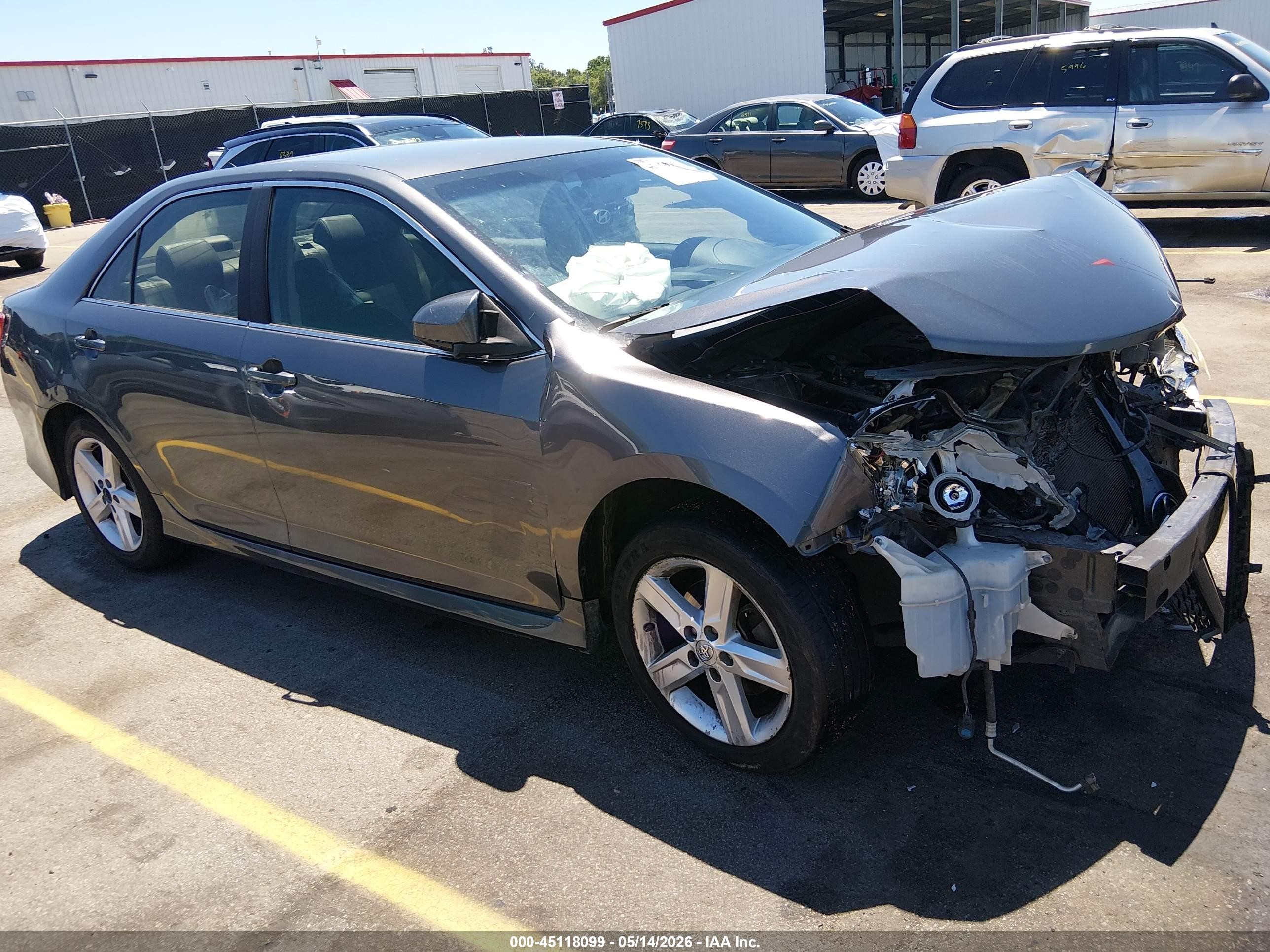 2013 Toyota Camry Se Gray vin: 4T1BF1FK4DU284569