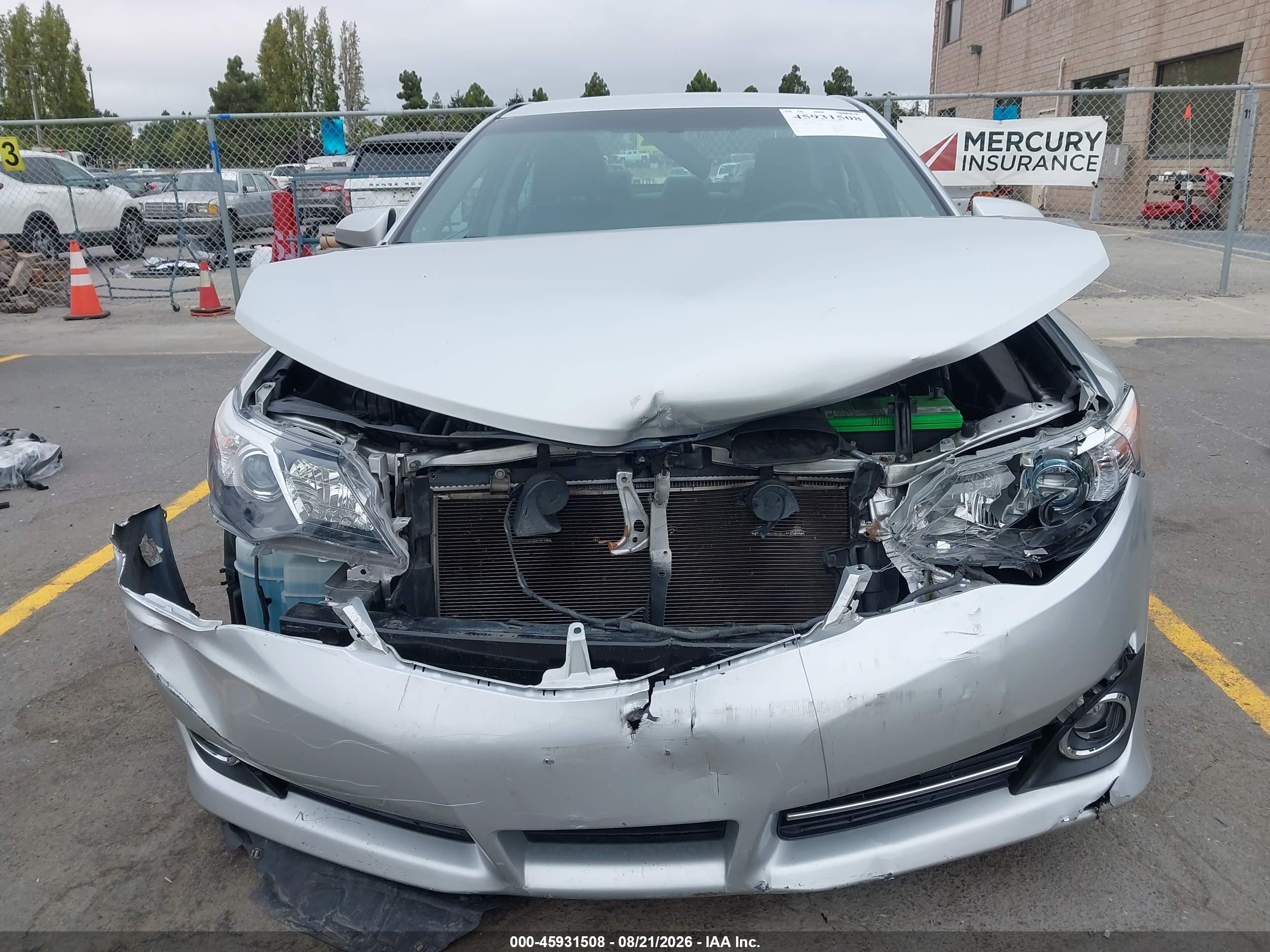 2013 Toyota Camry Se Серебряный vin: 4T1BF1FK4DU294681