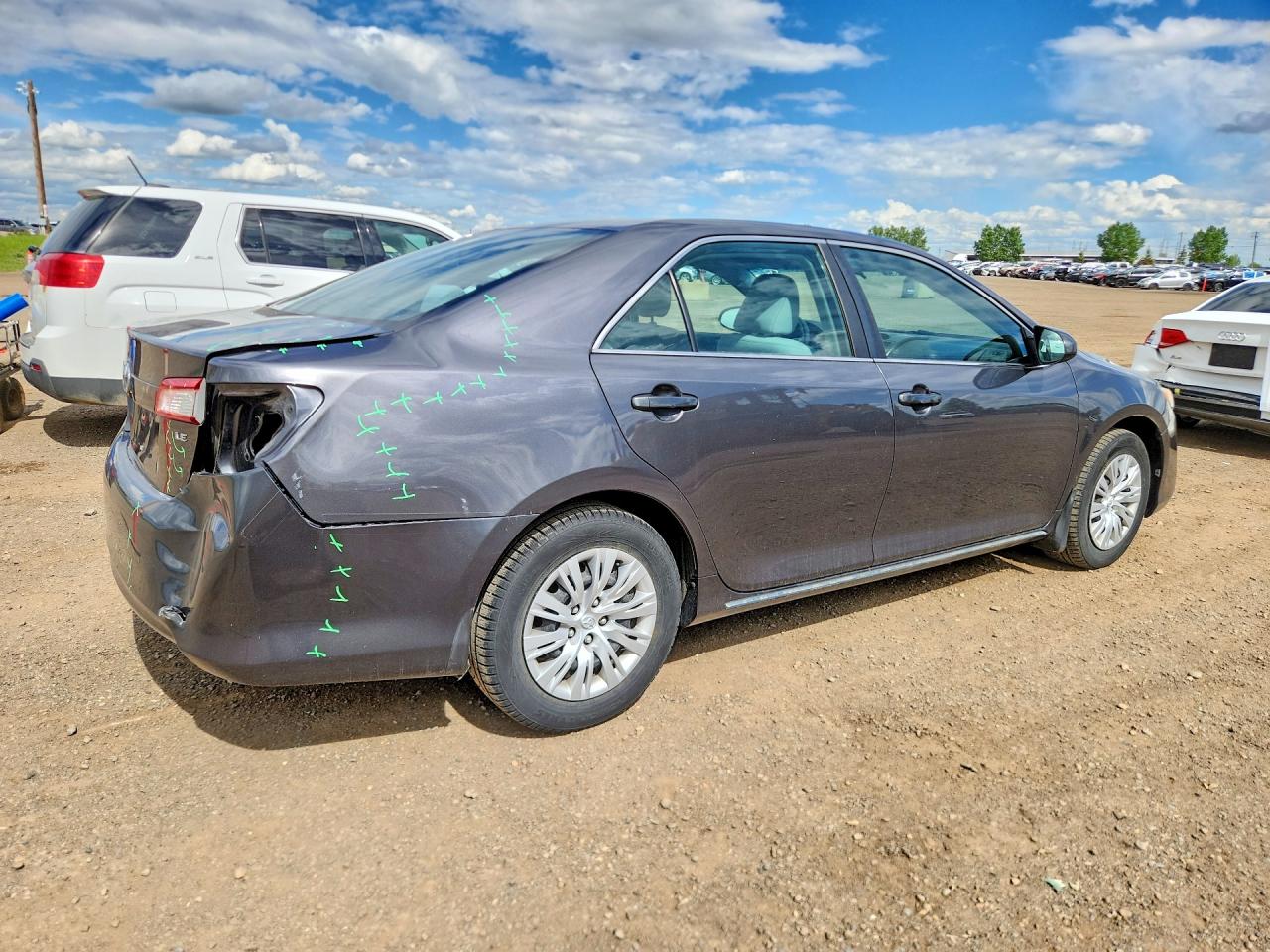 2013 Toyota Camry L Gray vin: 4T1BF1FK4DU642995