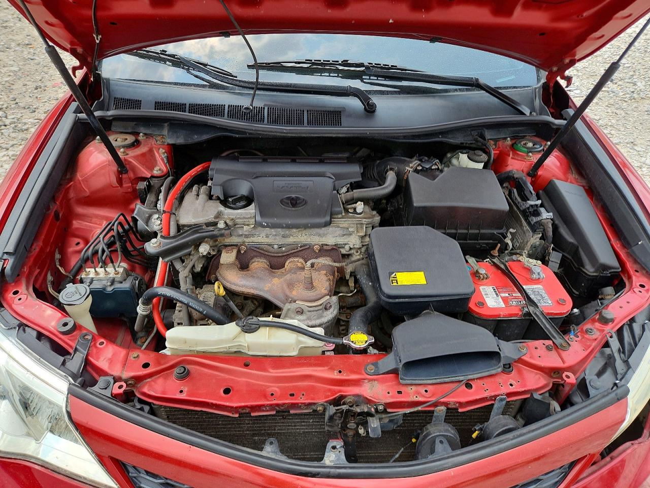 2013 Toyota Camry Se Red vin: 4T1BF1FK4DU645301