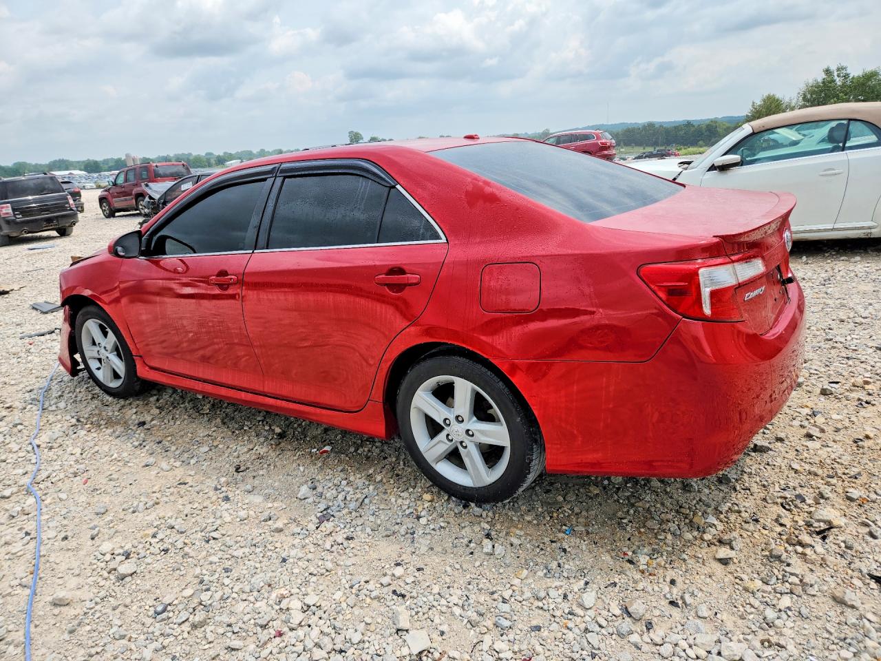 2013 Toyota Camry Se Red vin: 4T1BF1FK4DU645301