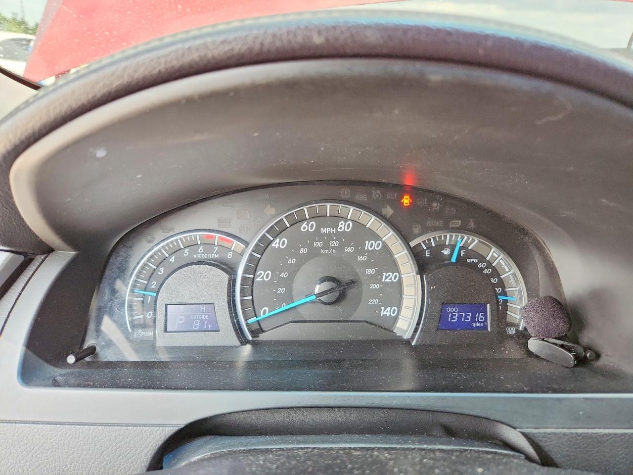 2013 Toyota Camry Se Red vin: 4T1BF1FK4DU645301