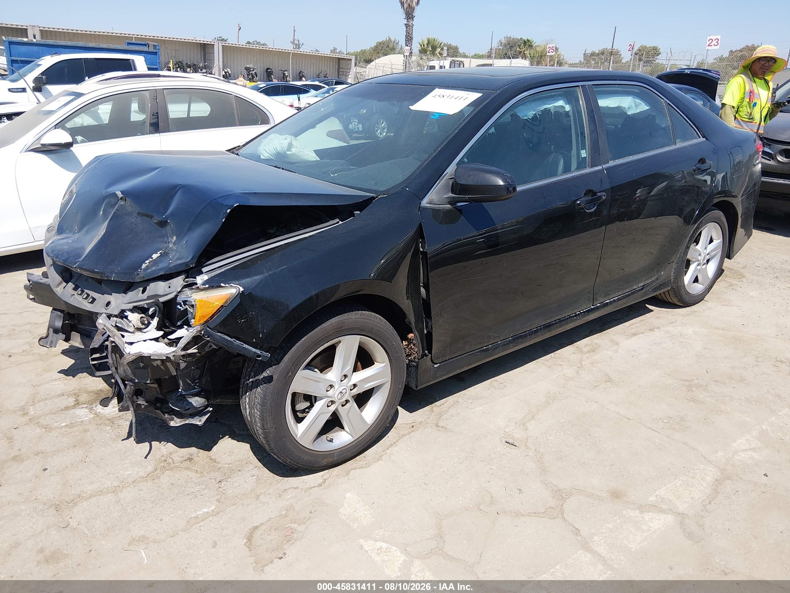2013 Toyota Camry Se Black vin: 4T1BF1FK4DU649879