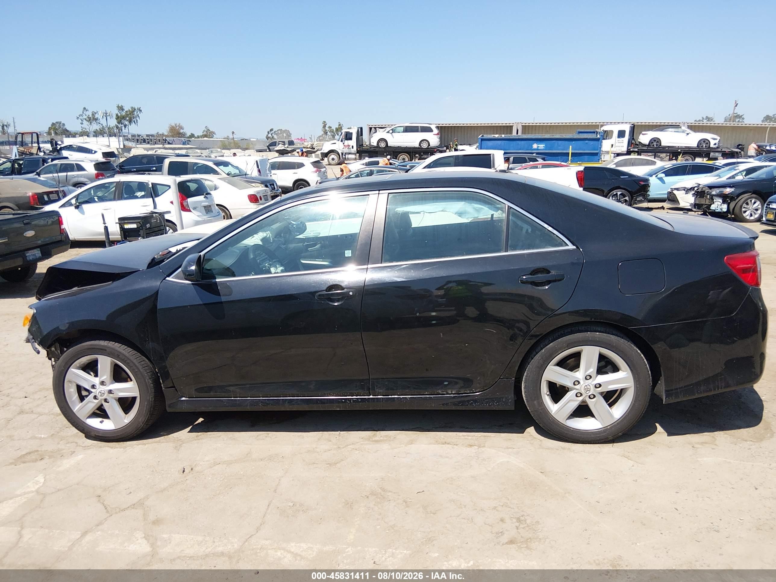 2013 Toyota Camry Se Black vin: 4T1BF1FK4DU649879