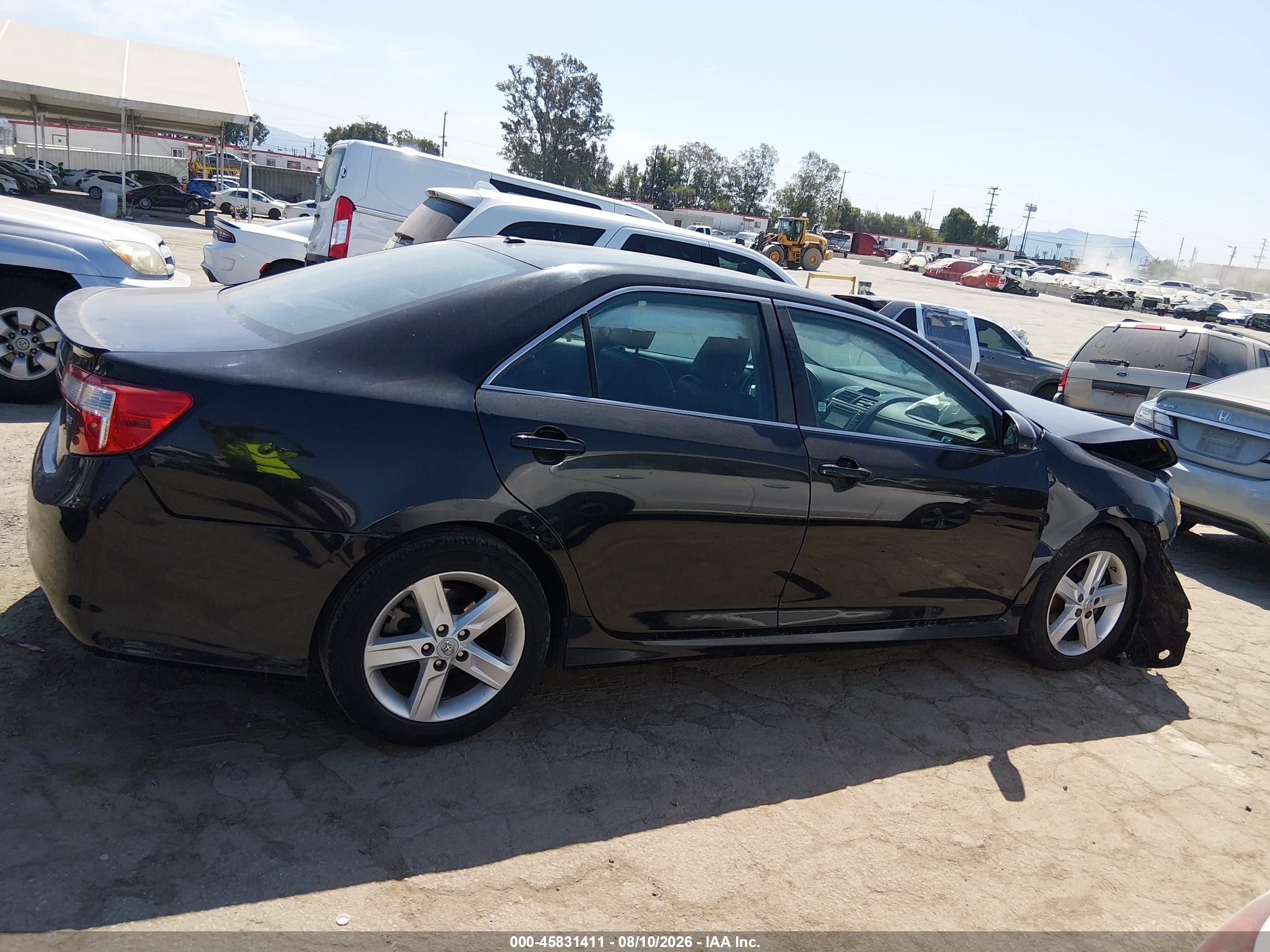 2013 Toyota Camry Se Black vin: 4T1BF1FK4DU649879