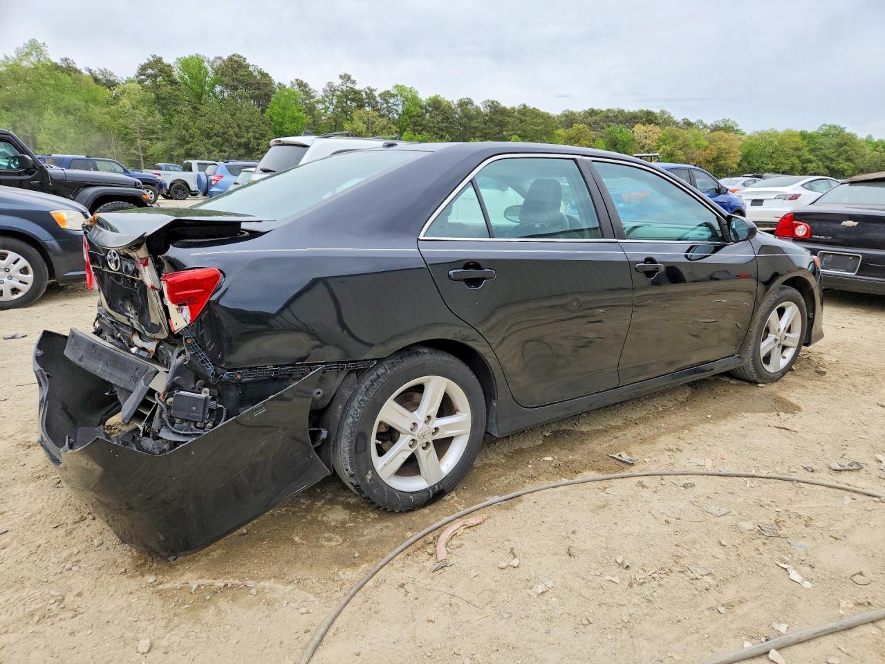 2013 Toyota Camry Se Black vin: 4T1BF1FK4DU654516