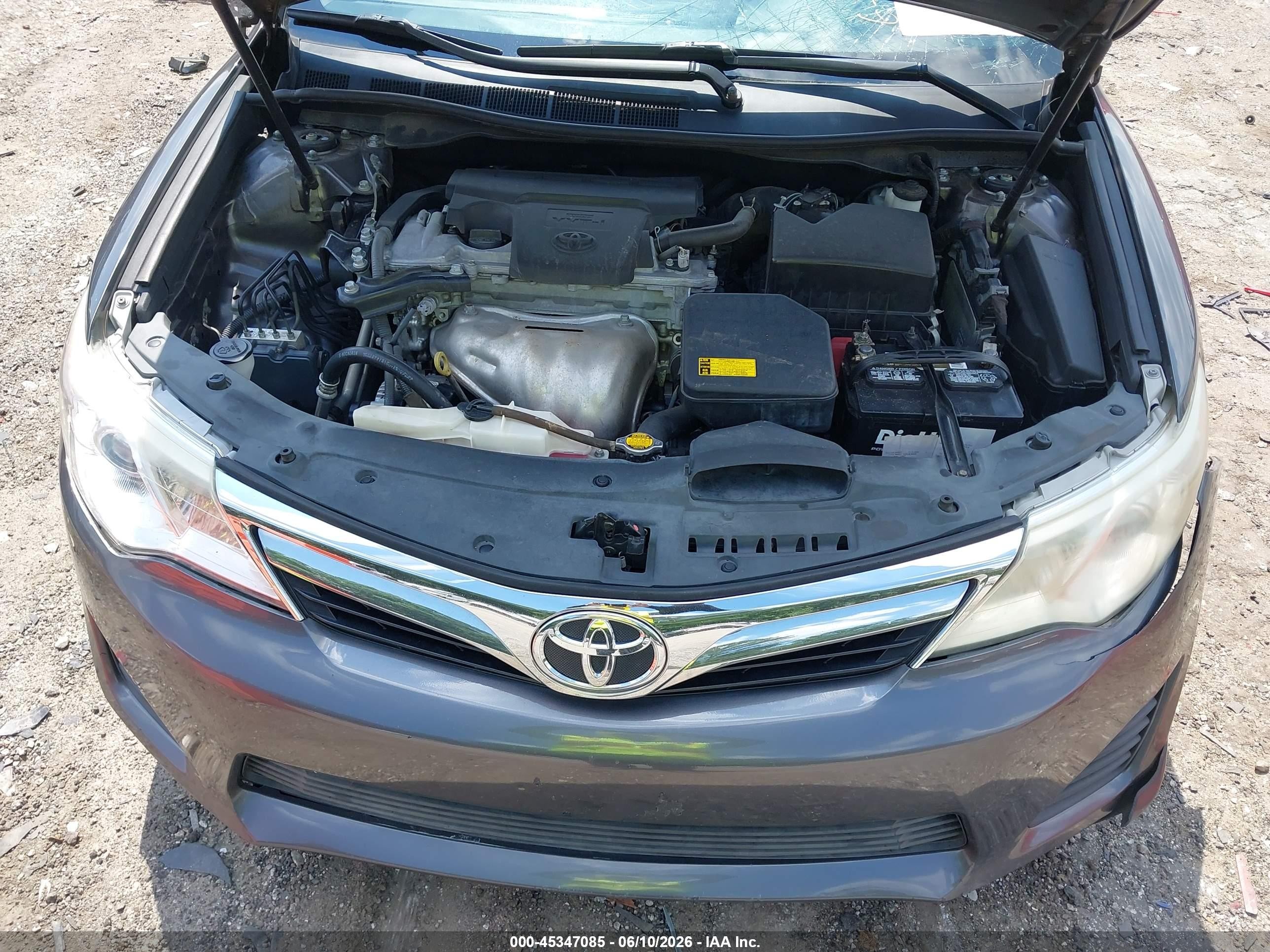 2013 Toyota Camry Le Gray vin: 4T1BF1FK4DU659327
