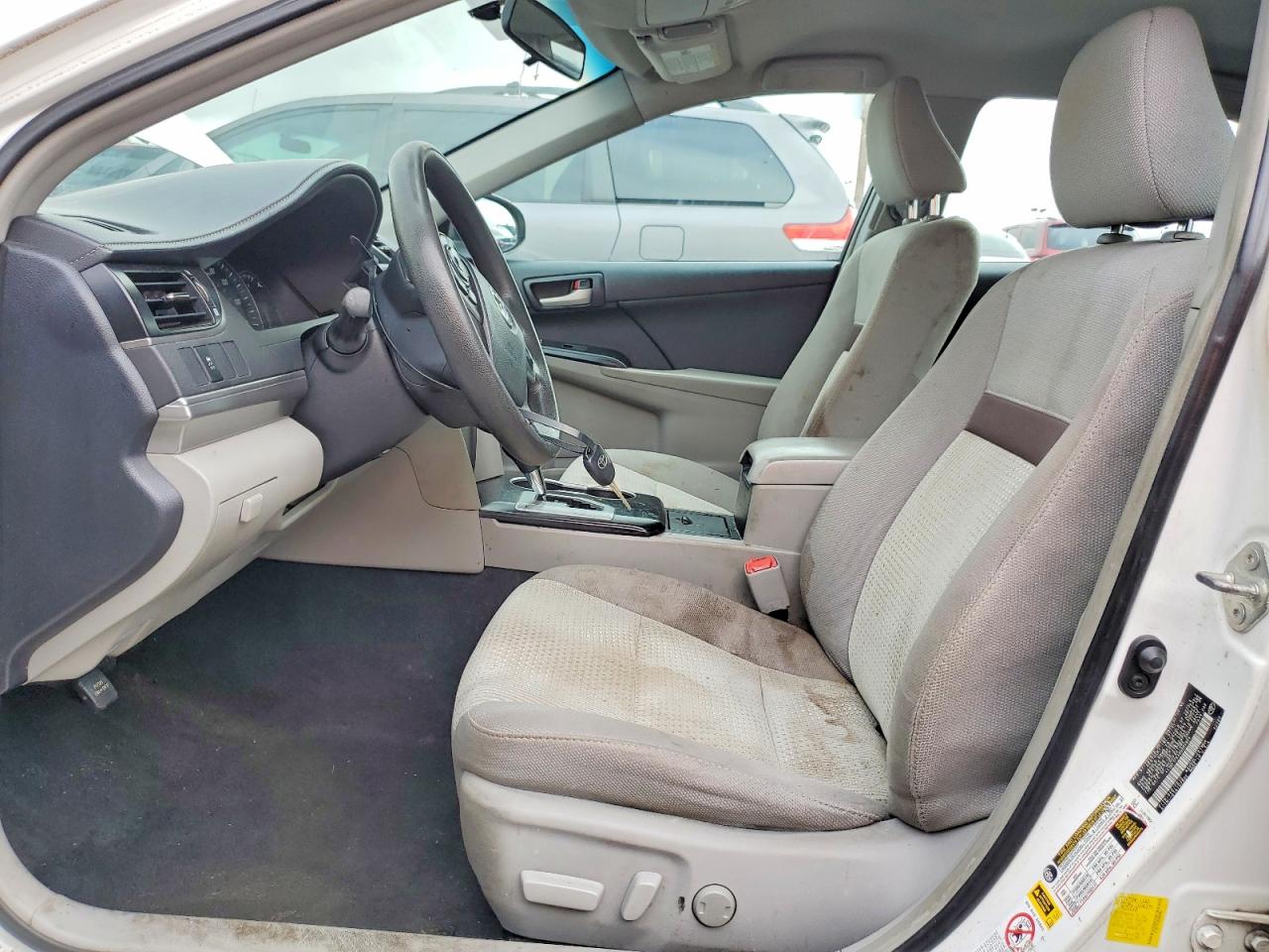 2013 Toyota Camry Le White vin: 4T1BF1FK4DU664804